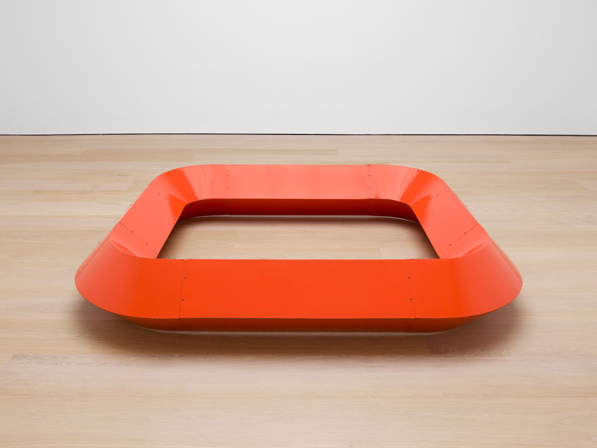 An untitled sculpture by Donald Judd, dated 1964.