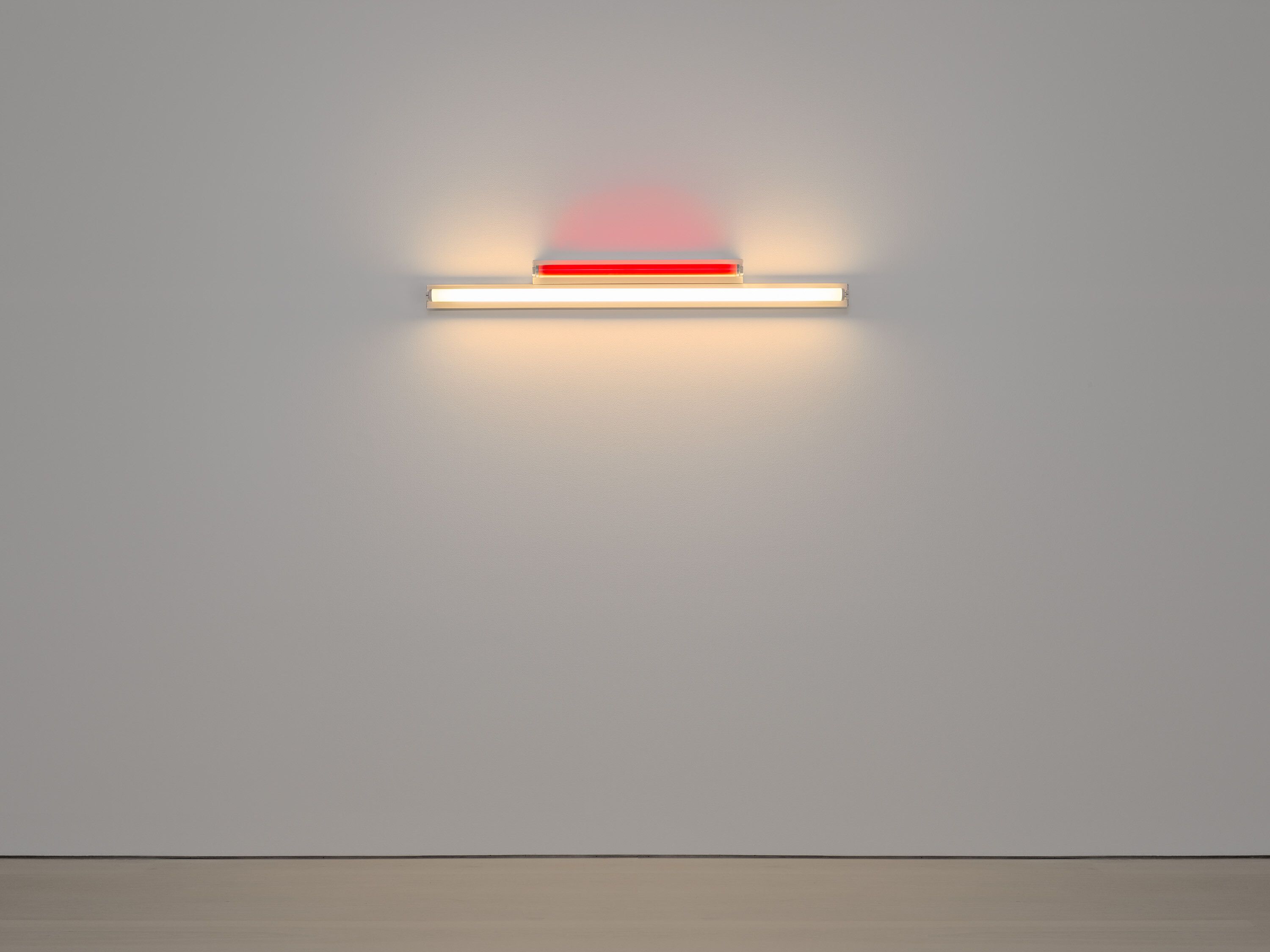 A sculpture by Dan Flavin, called untitled, dated 1976.