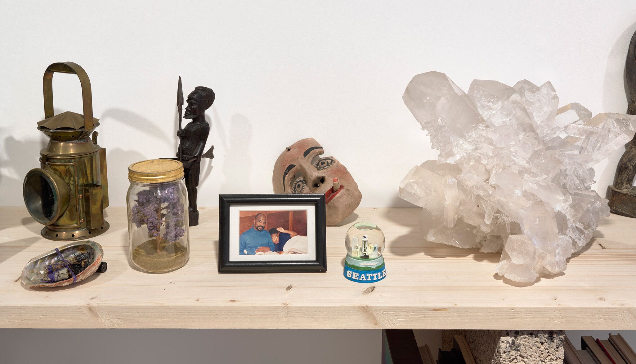 An installation view of an exhibition titled, Noah Davis, at David Zwirner, London, in 2021.