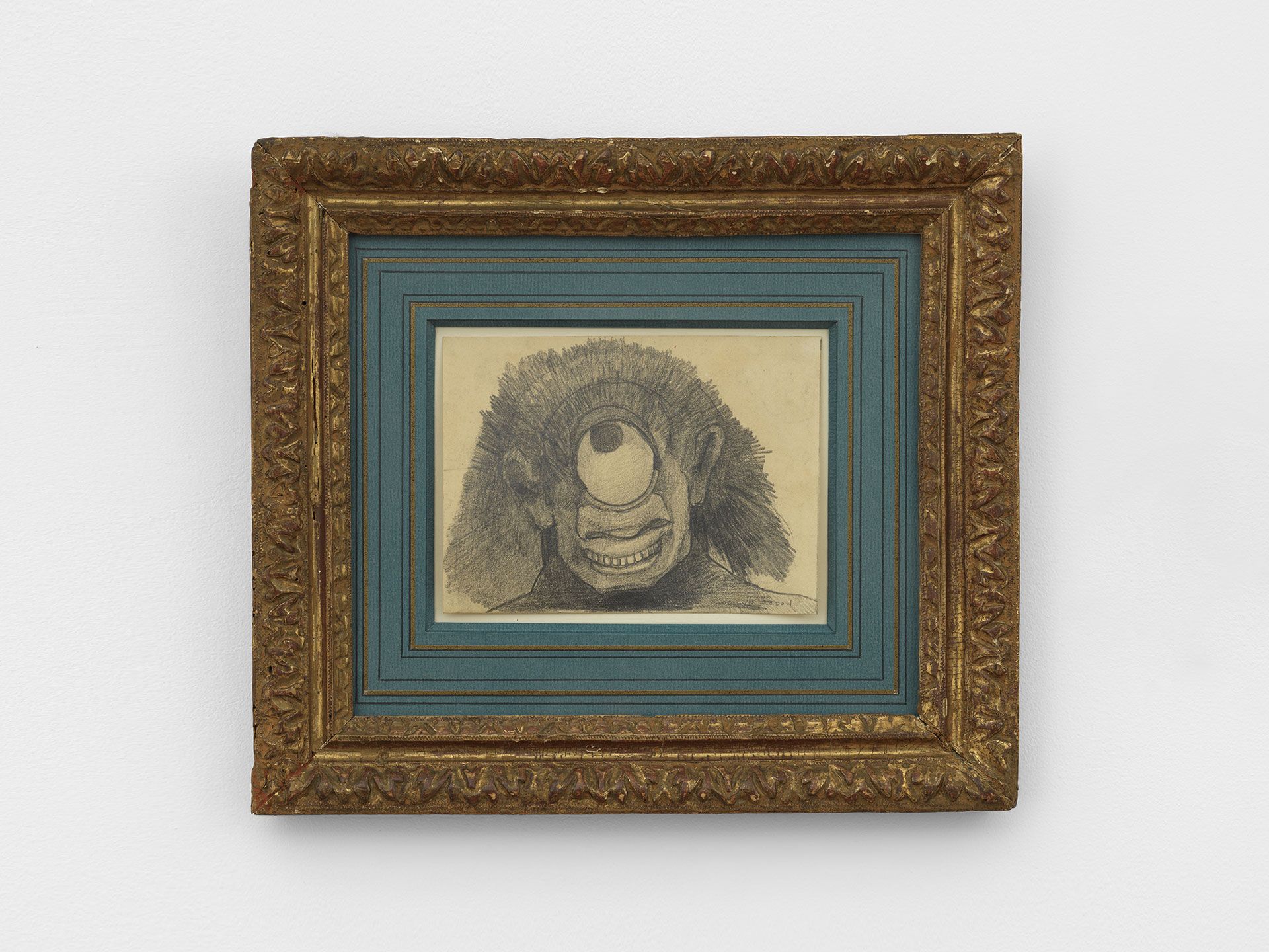 A drawing by Odilon Redon, titled Head of a Cyclops, dated 1880.