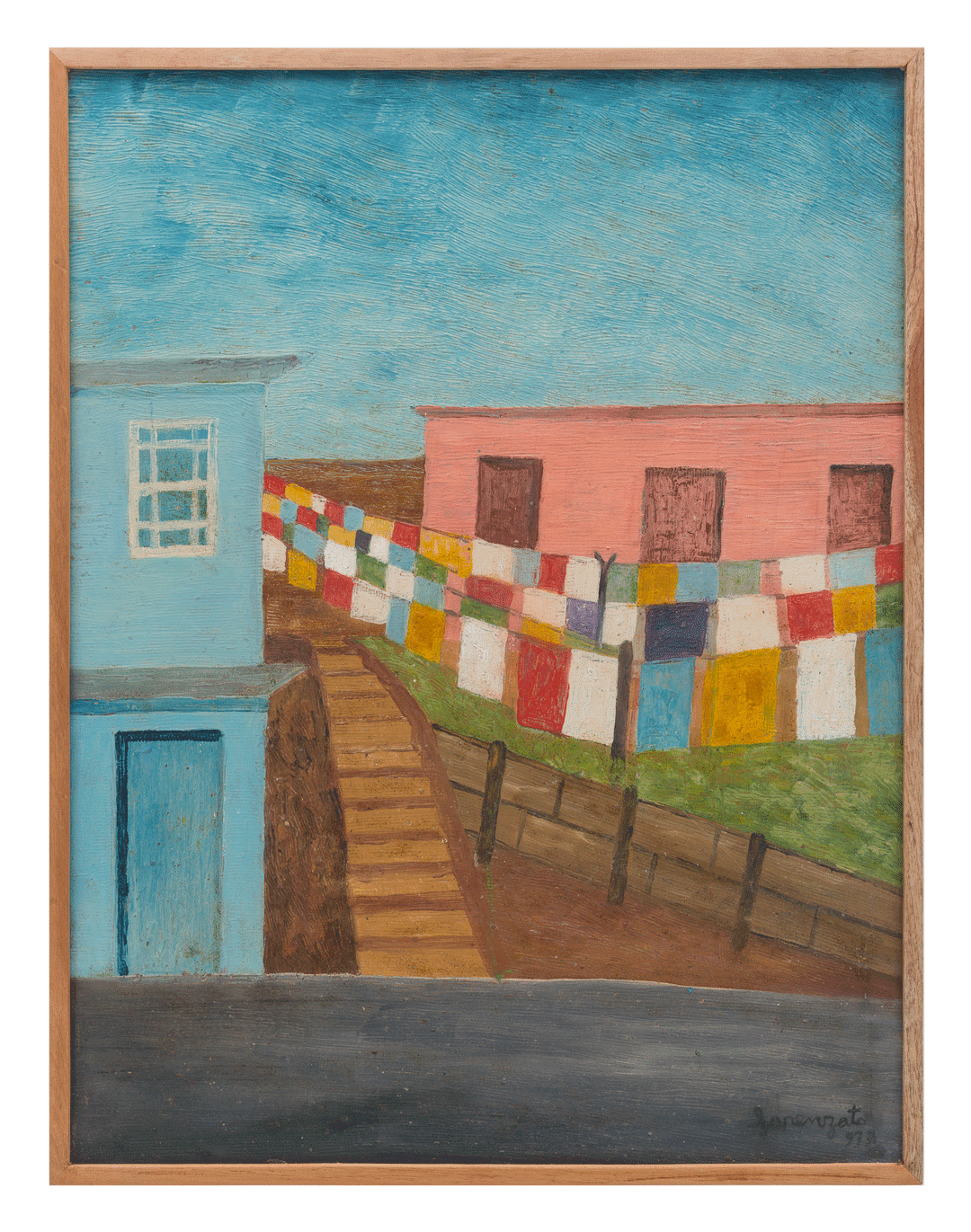 A painting by Amadeo Luciano Lorenzato, titled Sem título, translated as Untitled, dated 1978.