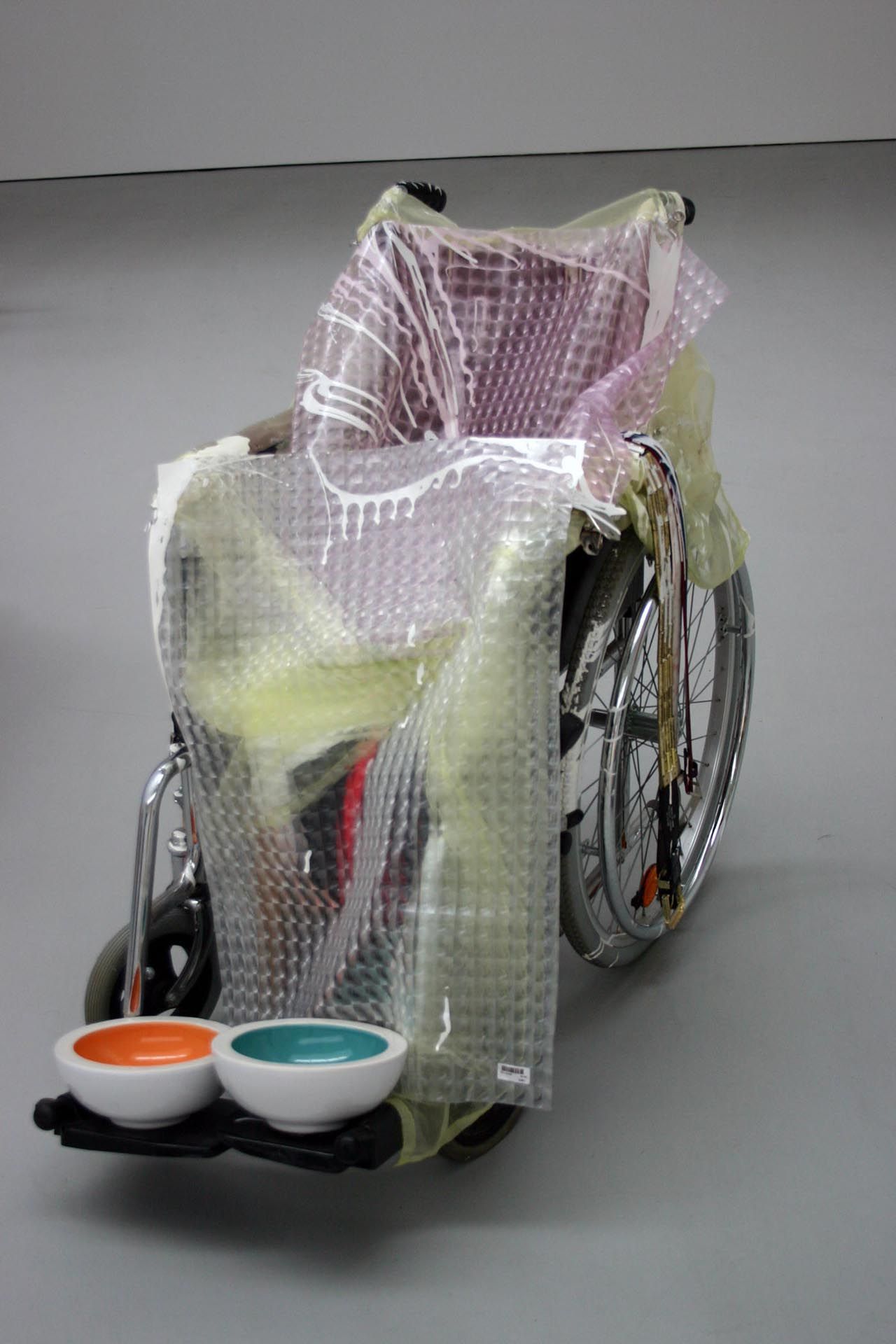 An untitled mixed media sculpture by Isa Genzken, dated 2006.