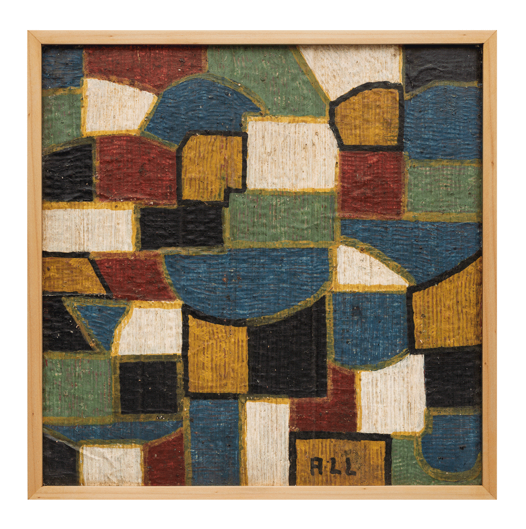 An undated painting by Amadeo Luciano Lorenzato, titled Sem título, translated as Untitled.