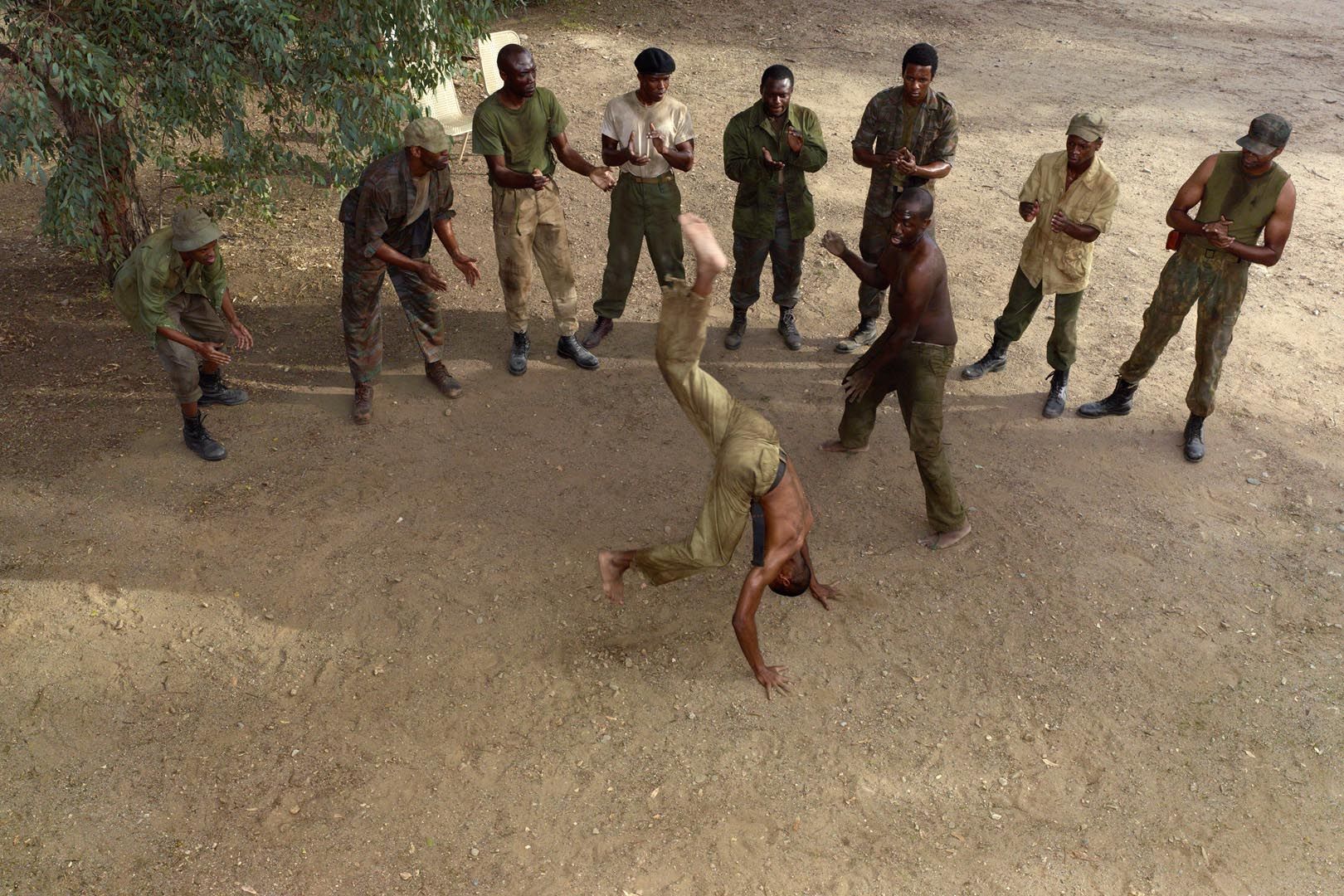 A photograph by Stan Douglas, titled Capoeira, dated 2012.