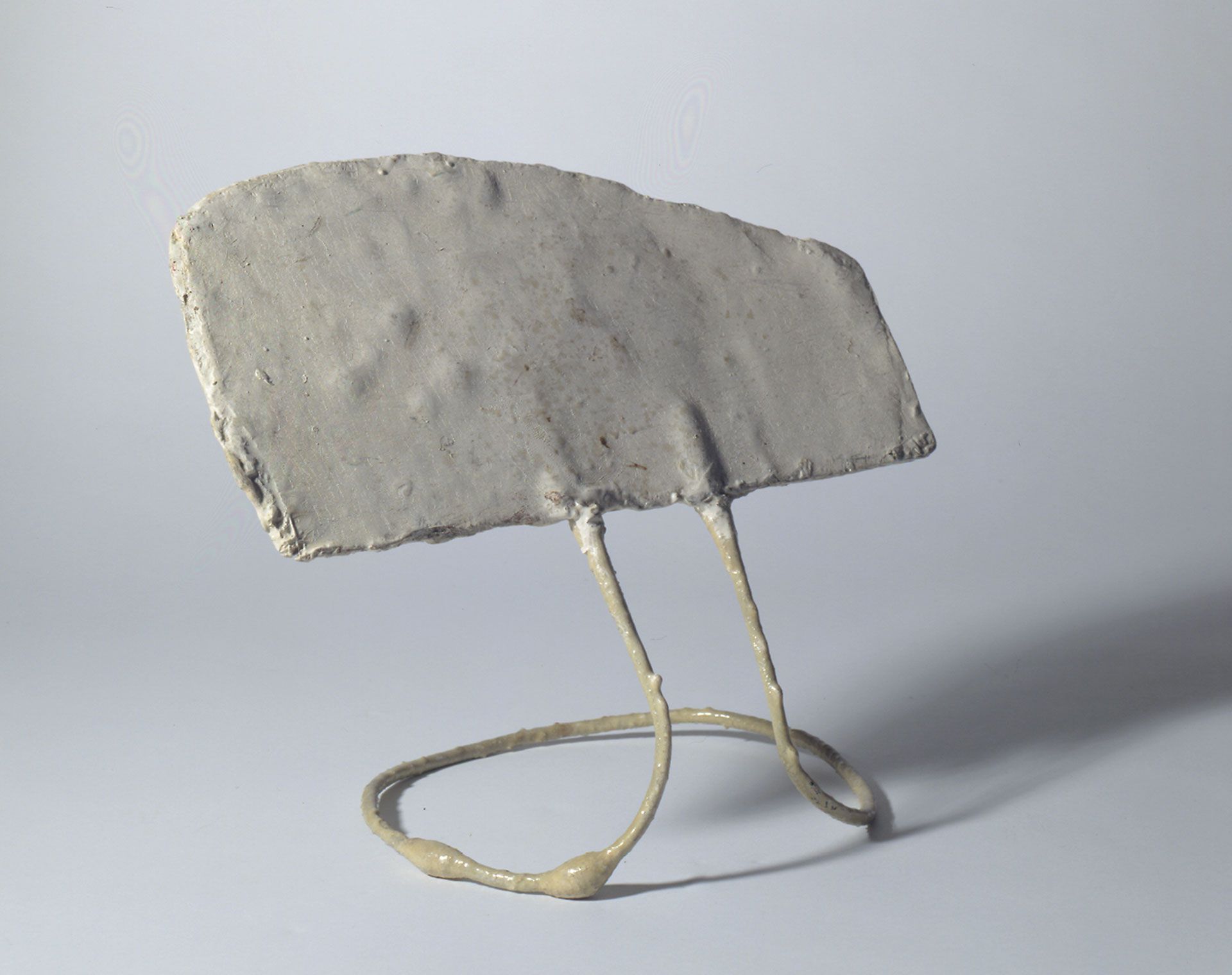 A sculpture by Franz West, titled Paßstück, dated circa 1980.
