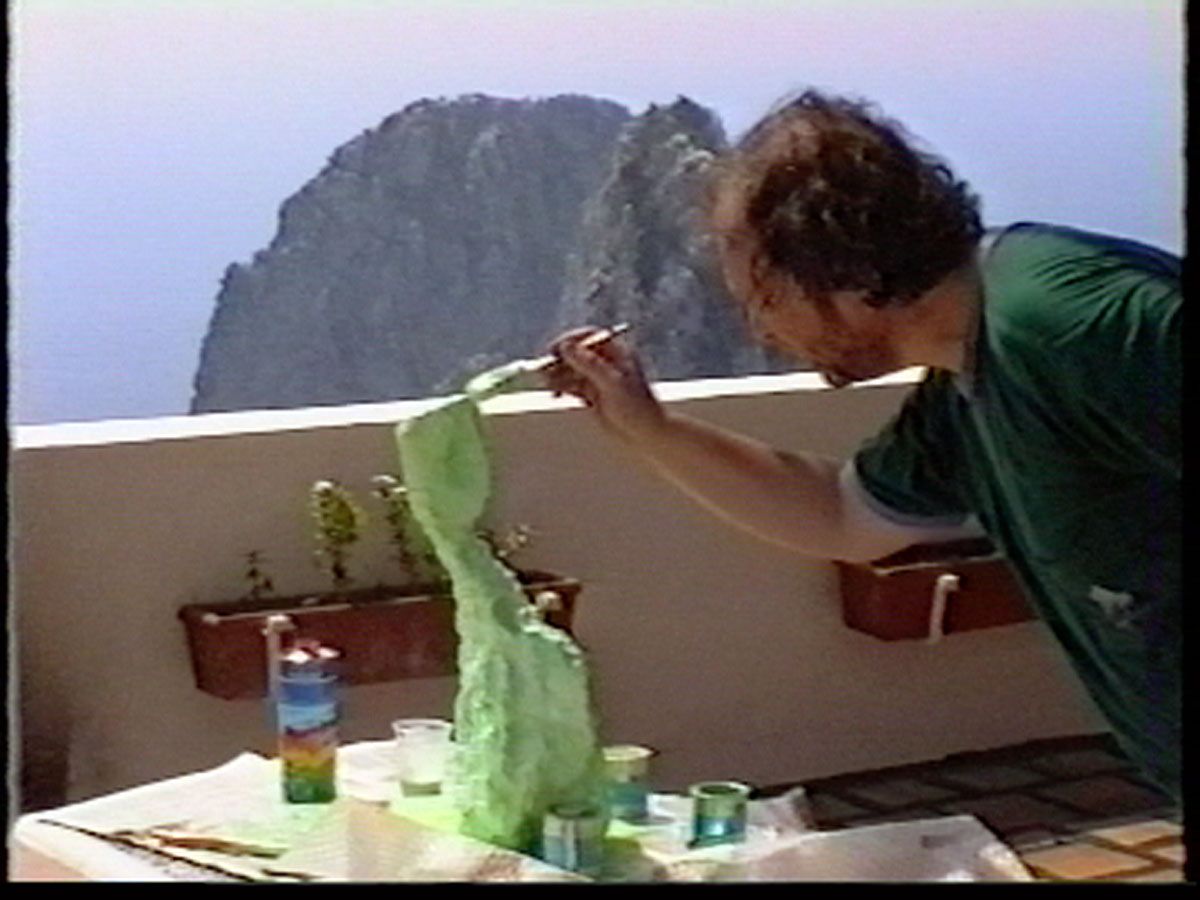 A video by Bernhard Riff, titled Capri/Capra, dated 1993.