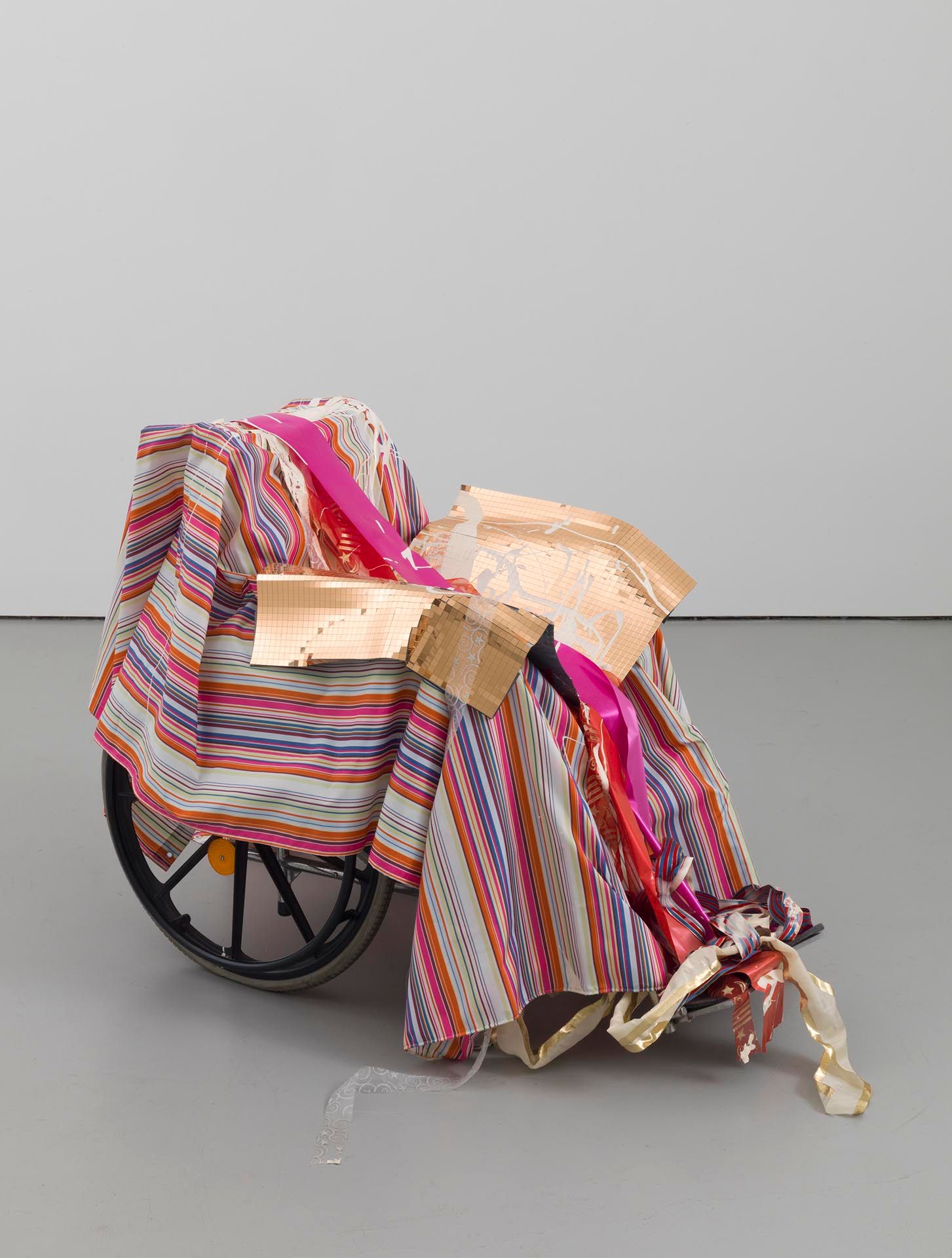 An untitled mixed media sculpture by Isa Genzken, dated 2006.
