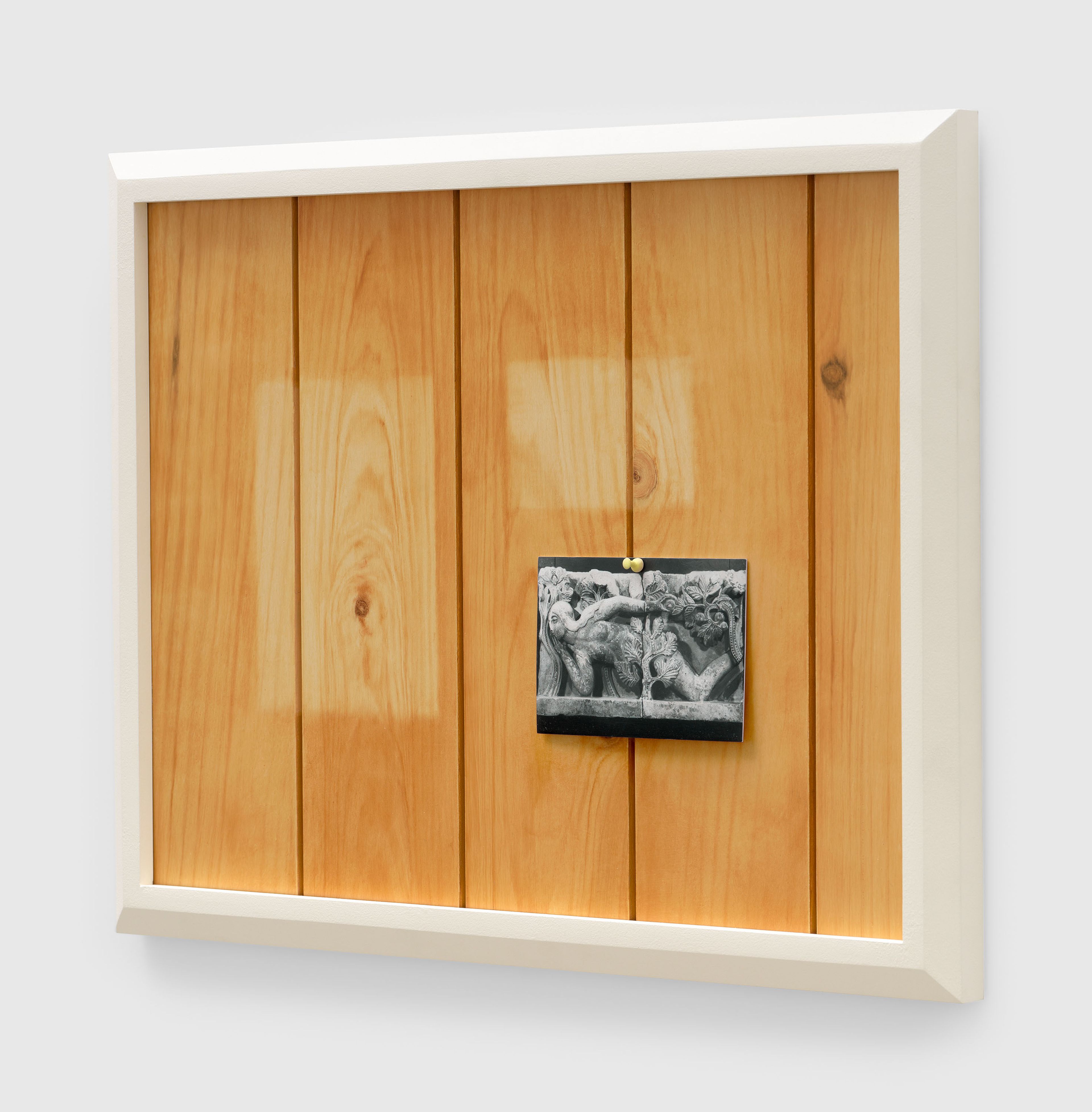 A mixed media work by Elisheva Biernoff, titled Fragment, dated 2024.