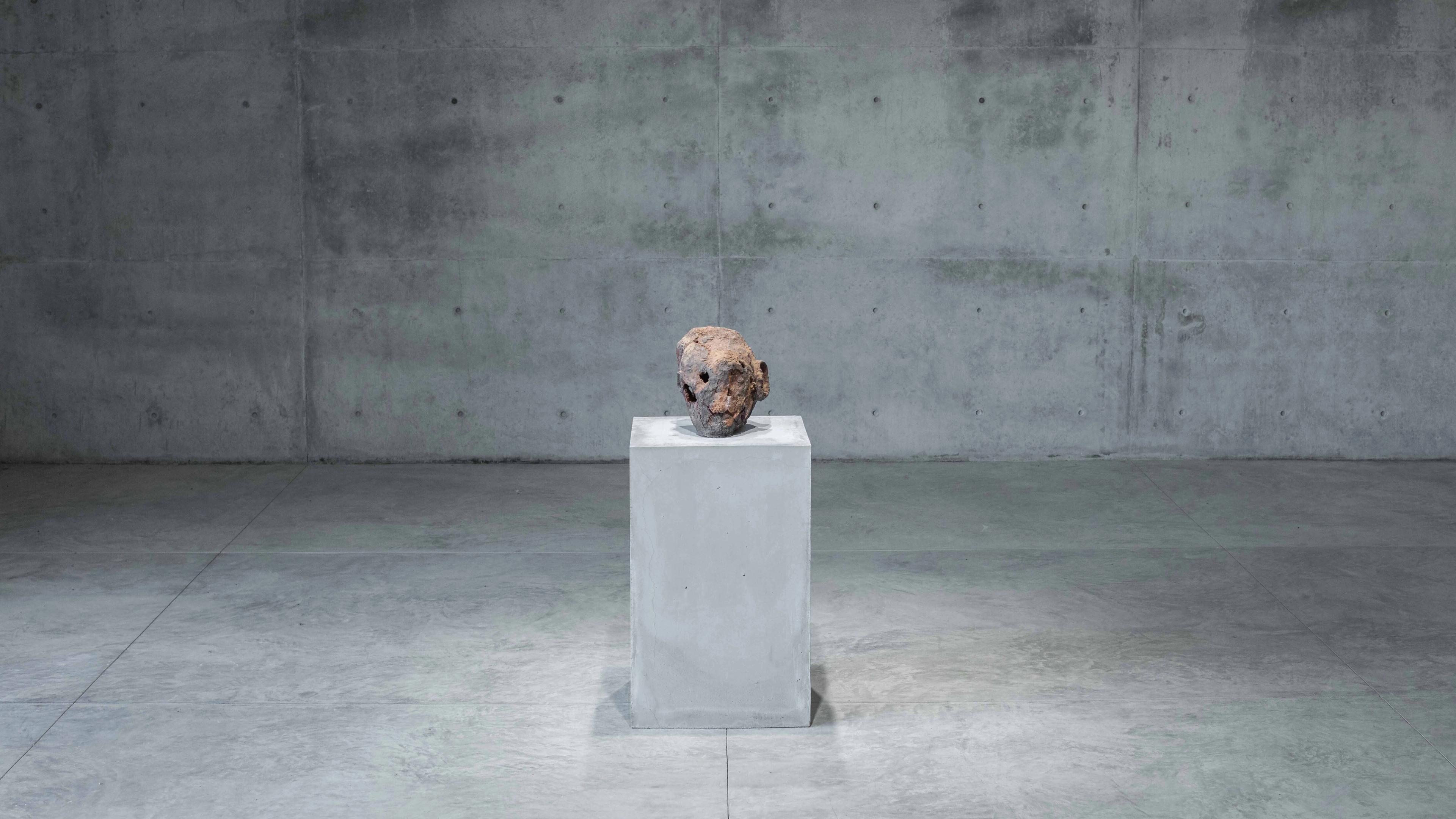 An untitled sculpture by Huma Bhabha, dated 2022.