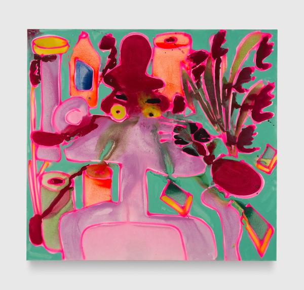 Katherine Bernhardt — Winter Waxed Amaryllis