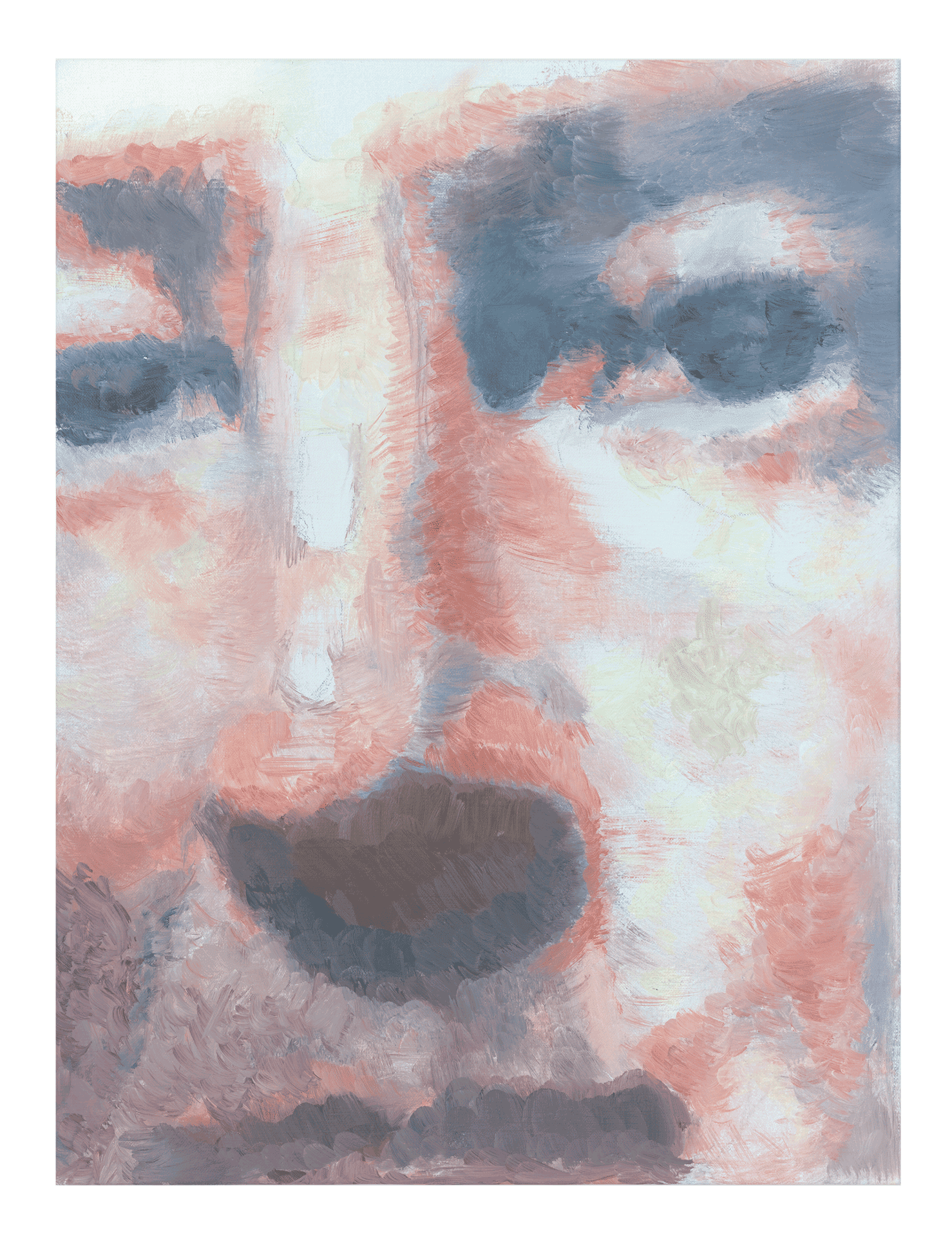 A painting by Luc Tuymans, titled John Playfair, dated 2014.