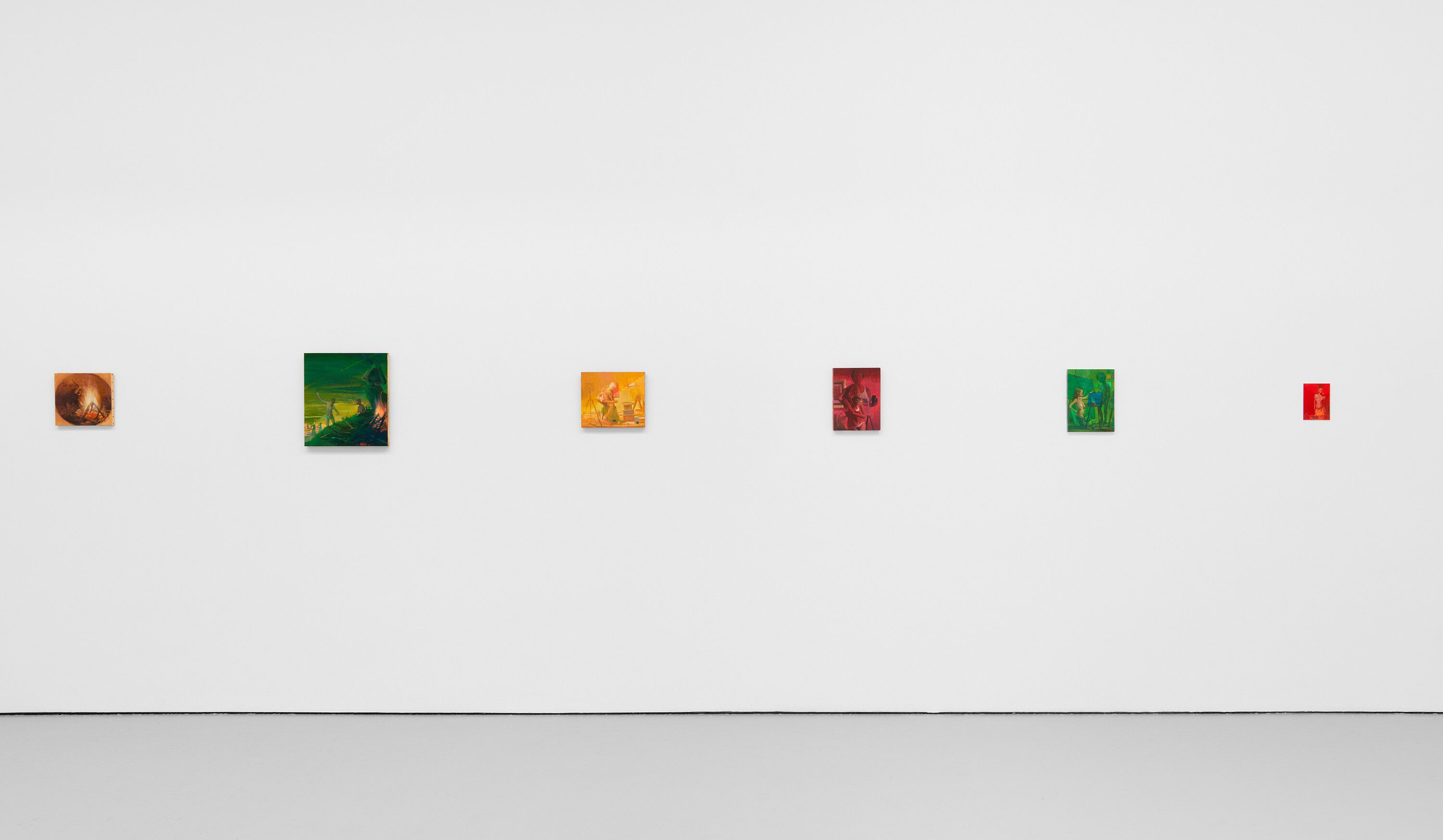 Installation view of Lisa Yuskavage: New Paintings