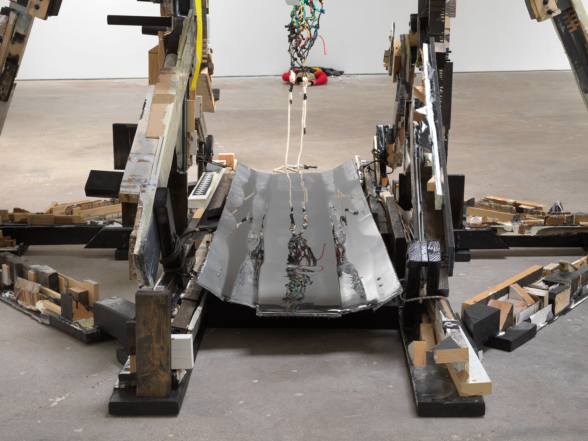 A detail from a sculpture by Andra Ursuţa, titled Vandal Lust, dated 2011/2022.