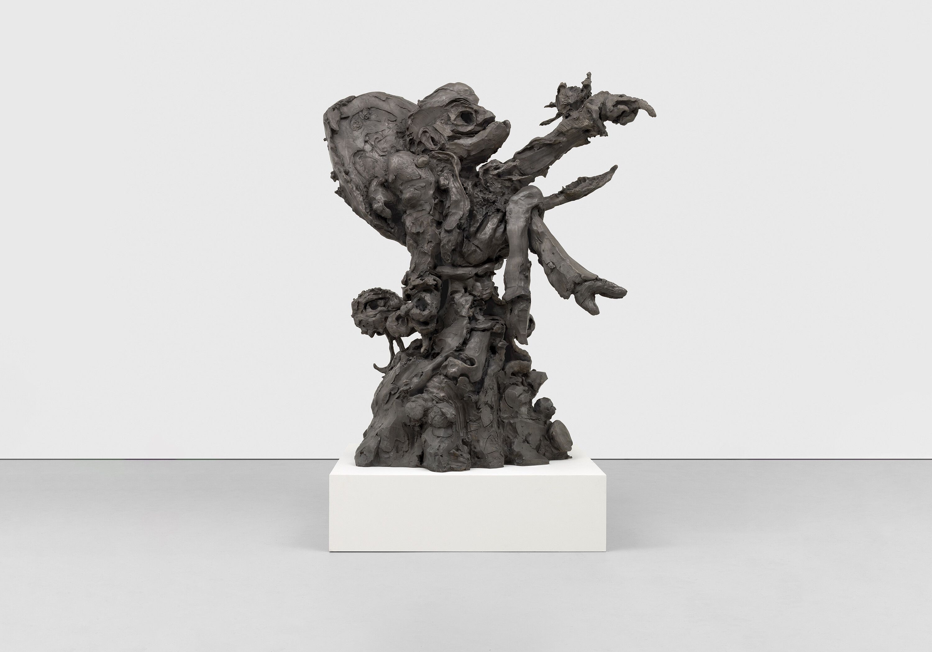 A sculpture by Dana Schutz, titled Victor, dated 2021.