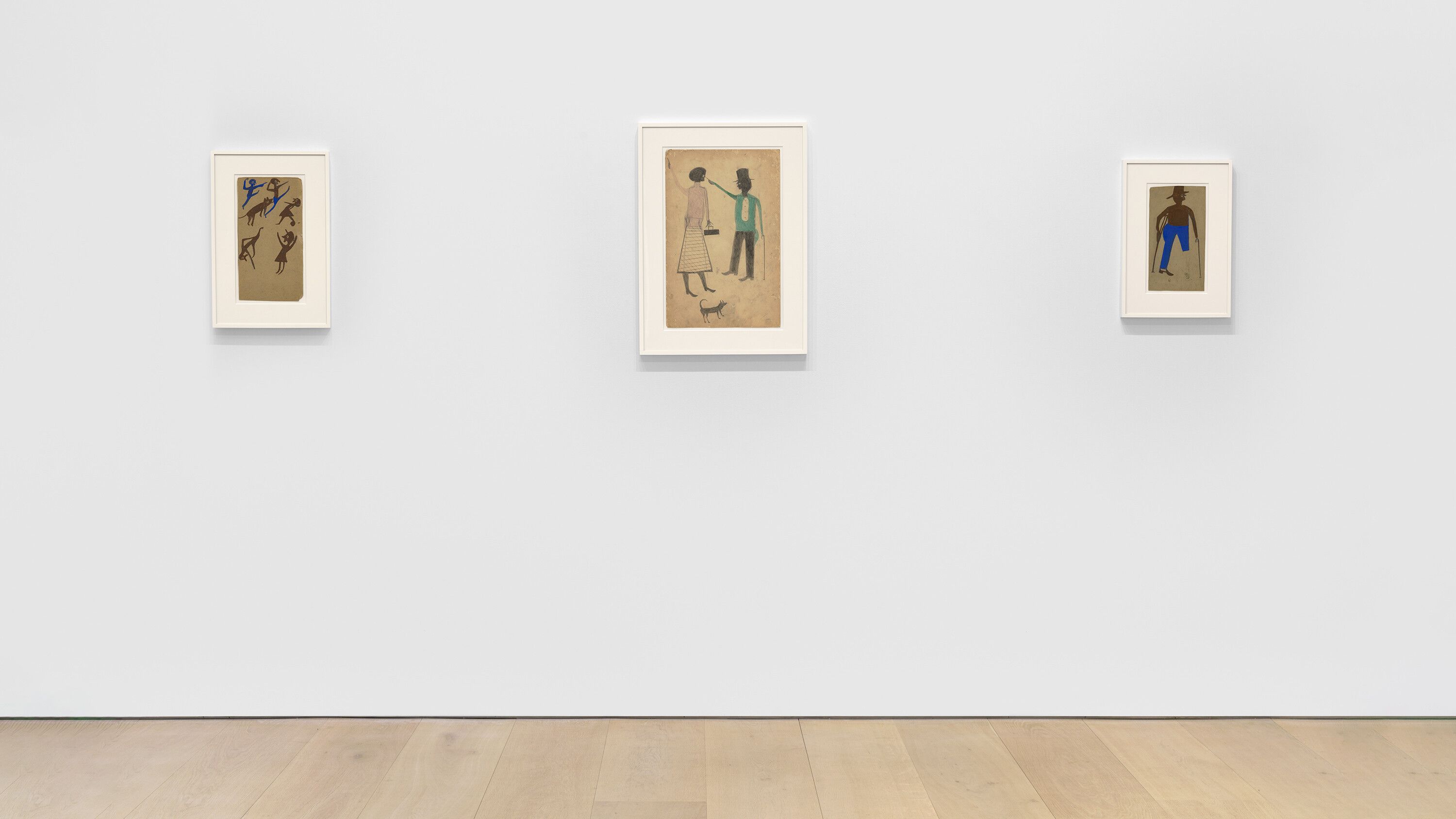 An Installation View, Bill Traylor: Works from The William Louis-Dreyfus Foundation, David Zwirner, New York, dated 2024