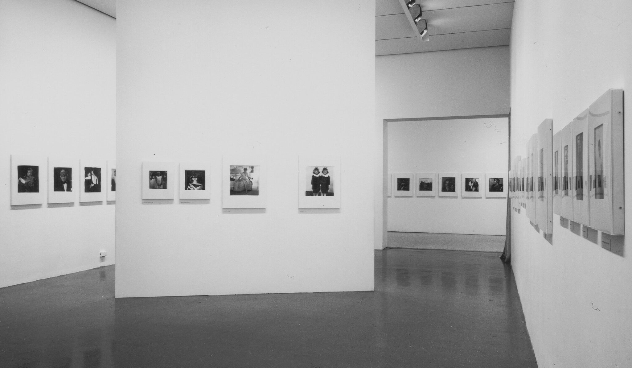 An installation view, Diane Arbus, Museum of Modern Art, New York, dated 1972