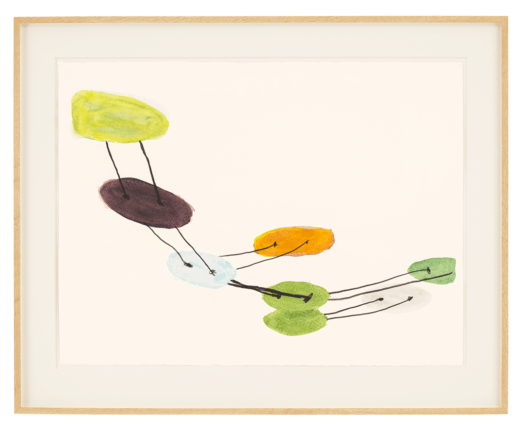 A drawing by Al Taylor, titled Untitled (Counting Without Riggers), dating circa 1998 to 1999.