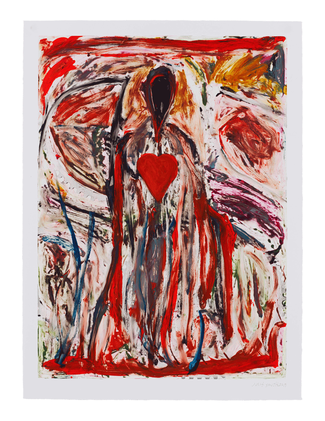 A print by Josh Smith, titled Reaper, dated 2019