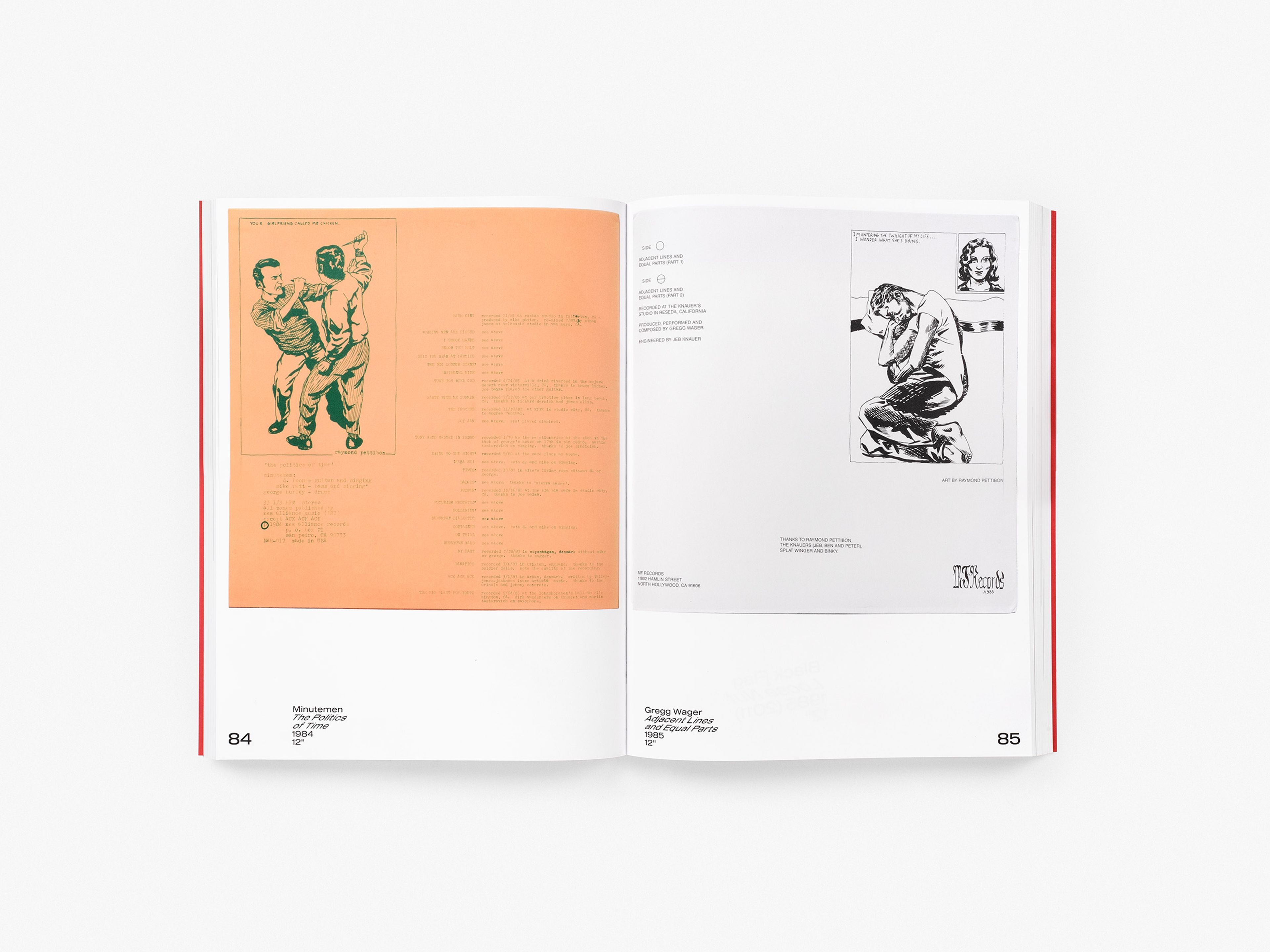 Nervous Breakdown: Raymond Pettibon spread