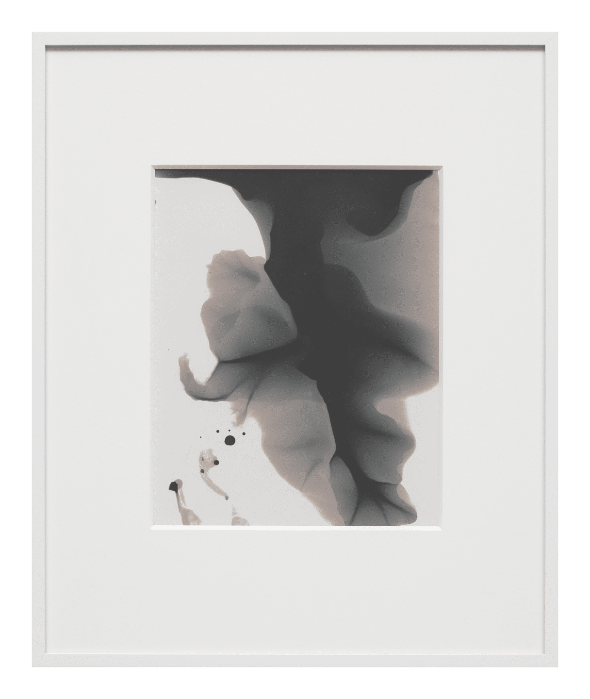A chemigram on chromogenic paper by James Welling, titled Chemical, dated 2010.