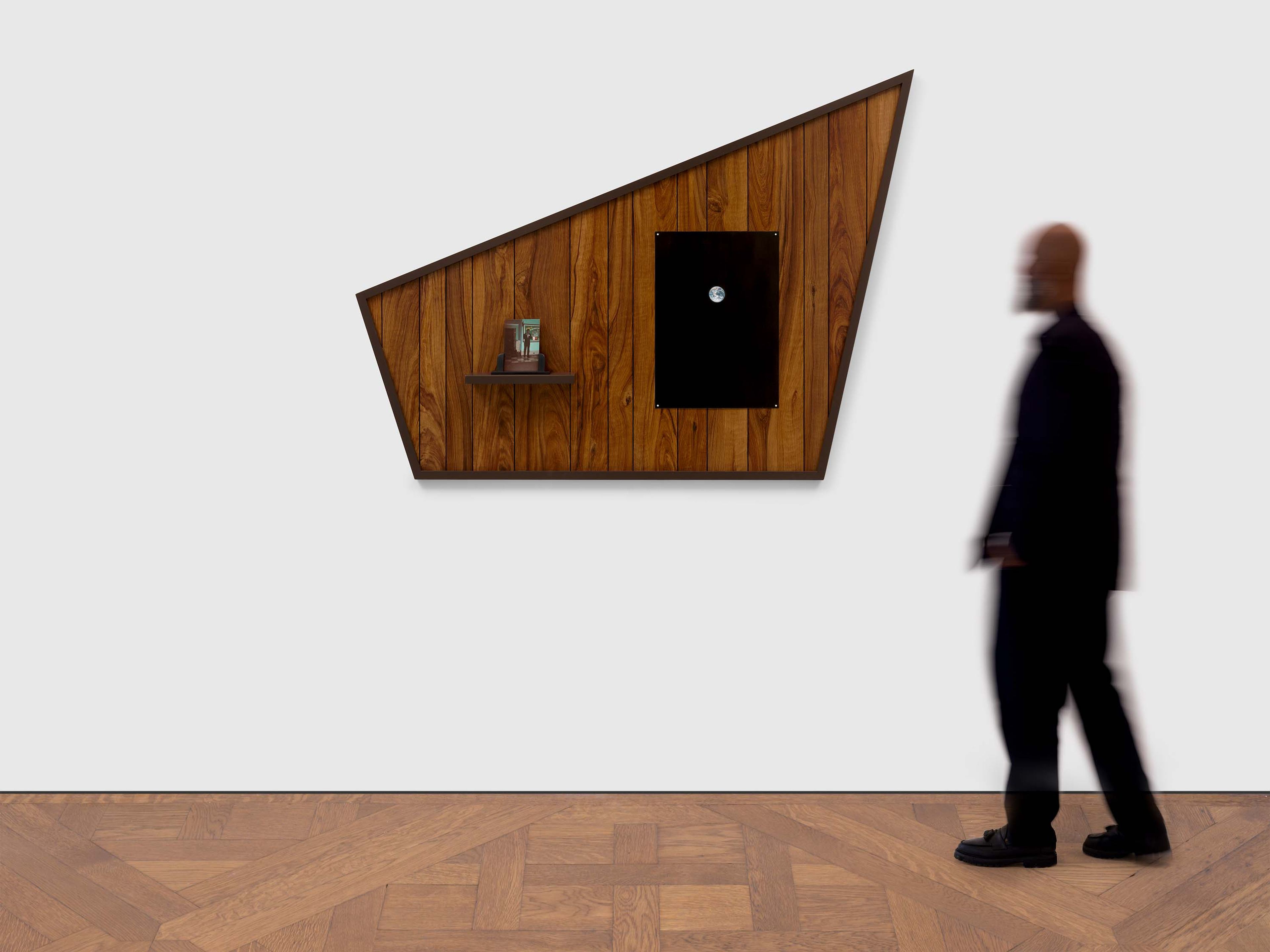 A mixed media work by Elisheva Biernoff, titled Beyond Our, dated 2023.