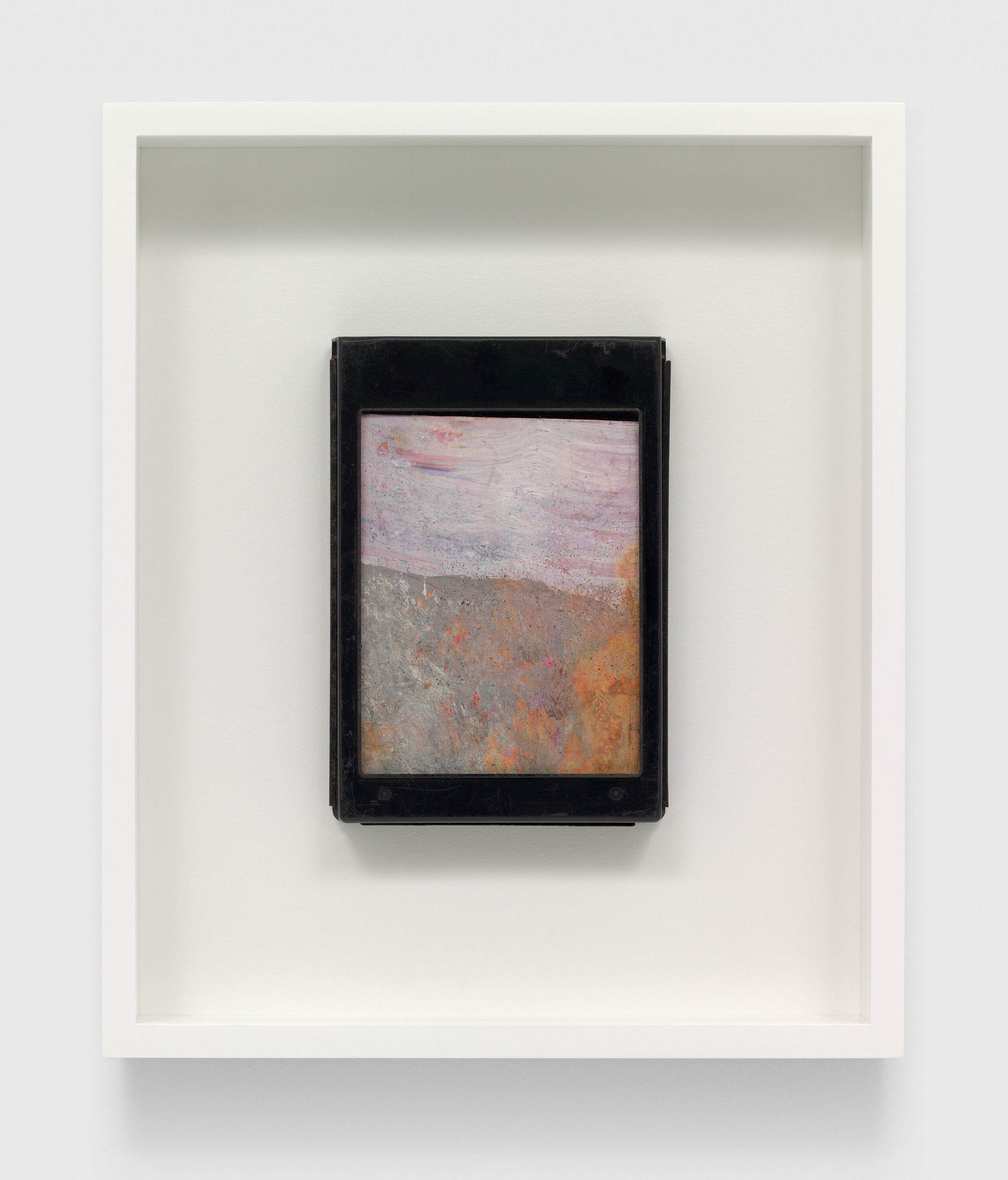 A work on paper by Frank Walter, called Untitled (Lavender Sky), n.d.