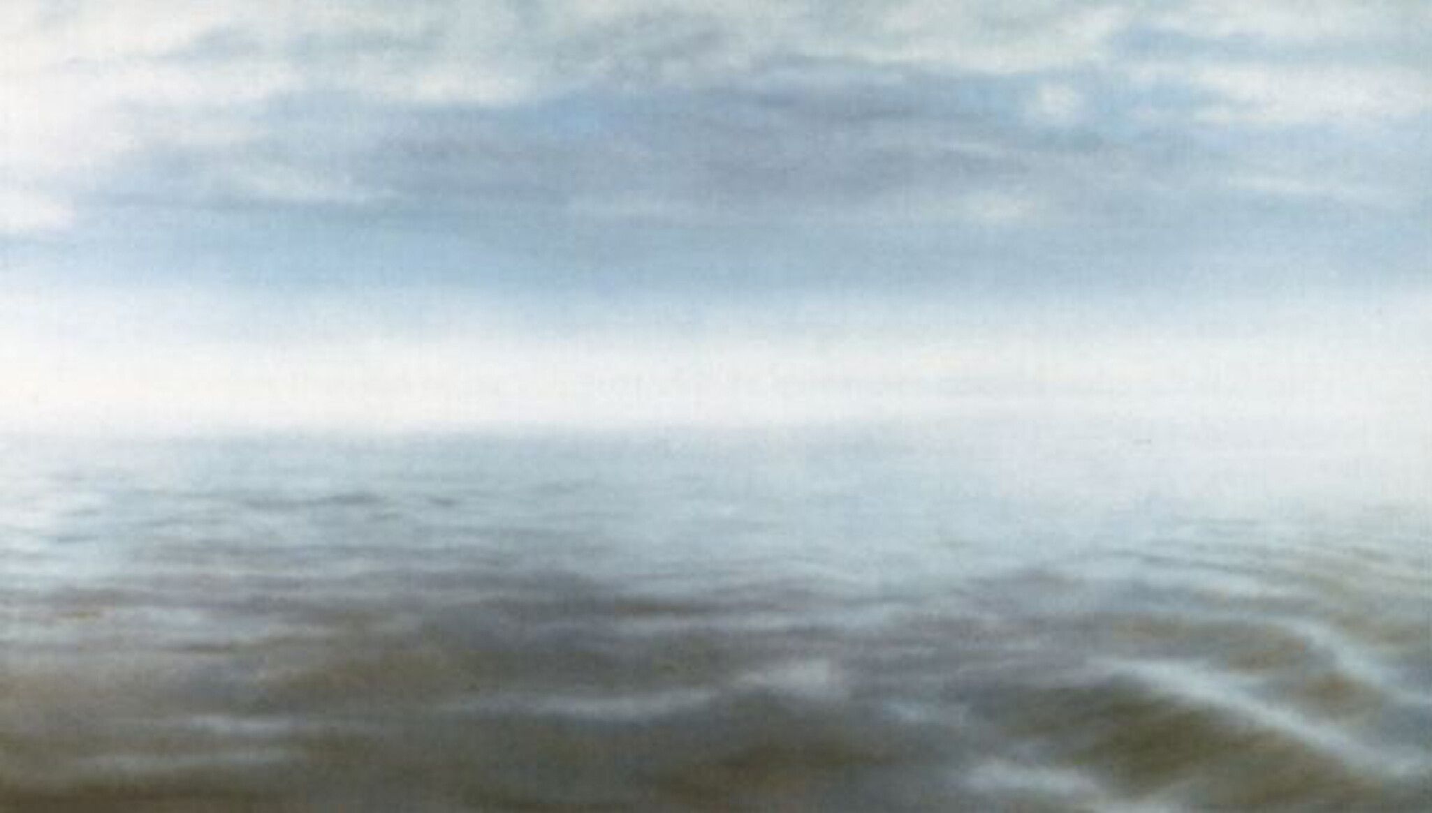 Gerhard Richter, Seascape, 1975. Courtesy of the Metropolitan Museum of Art, New York.