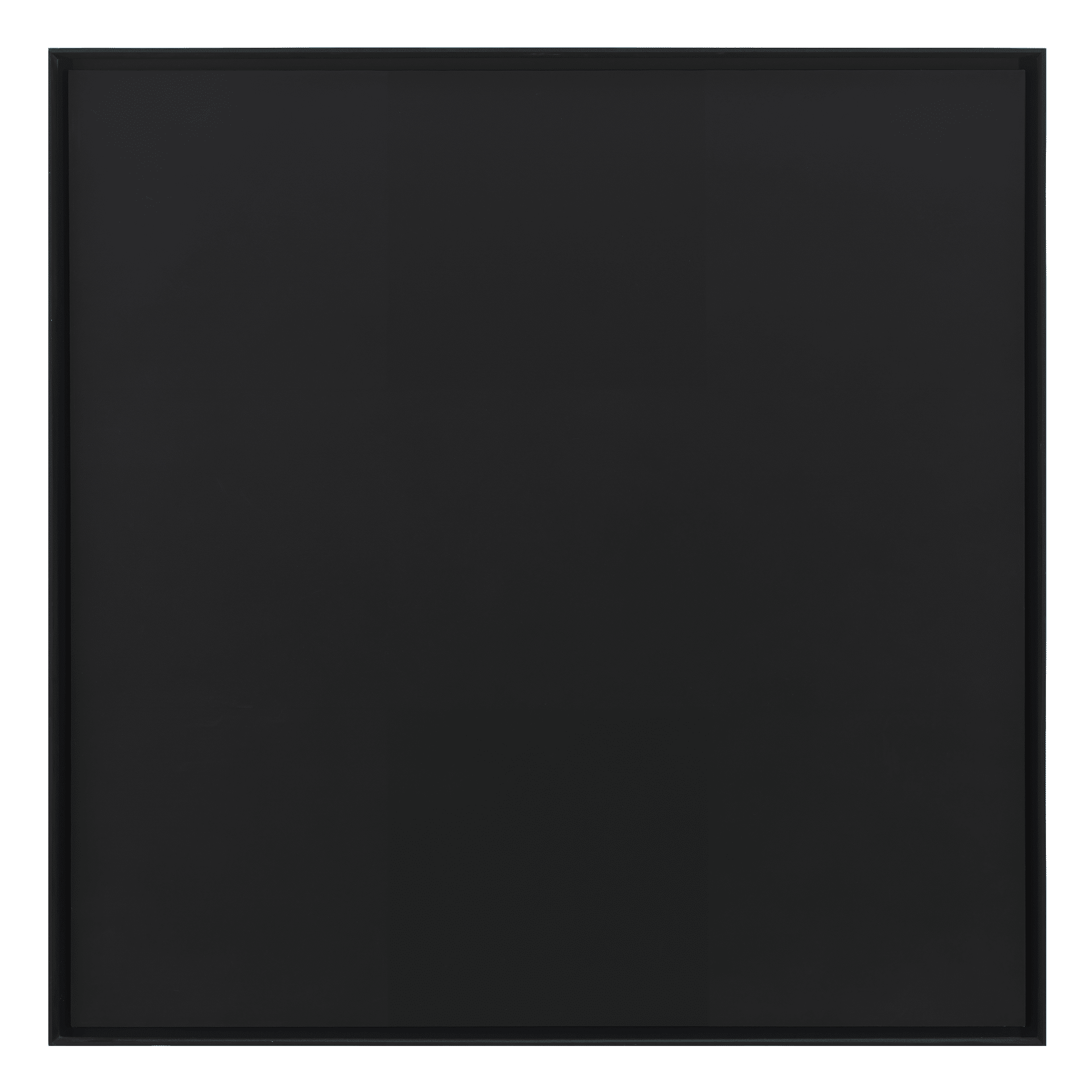 A painting by Ad Reinhardt, titled Abstract Painting, dated 1966.