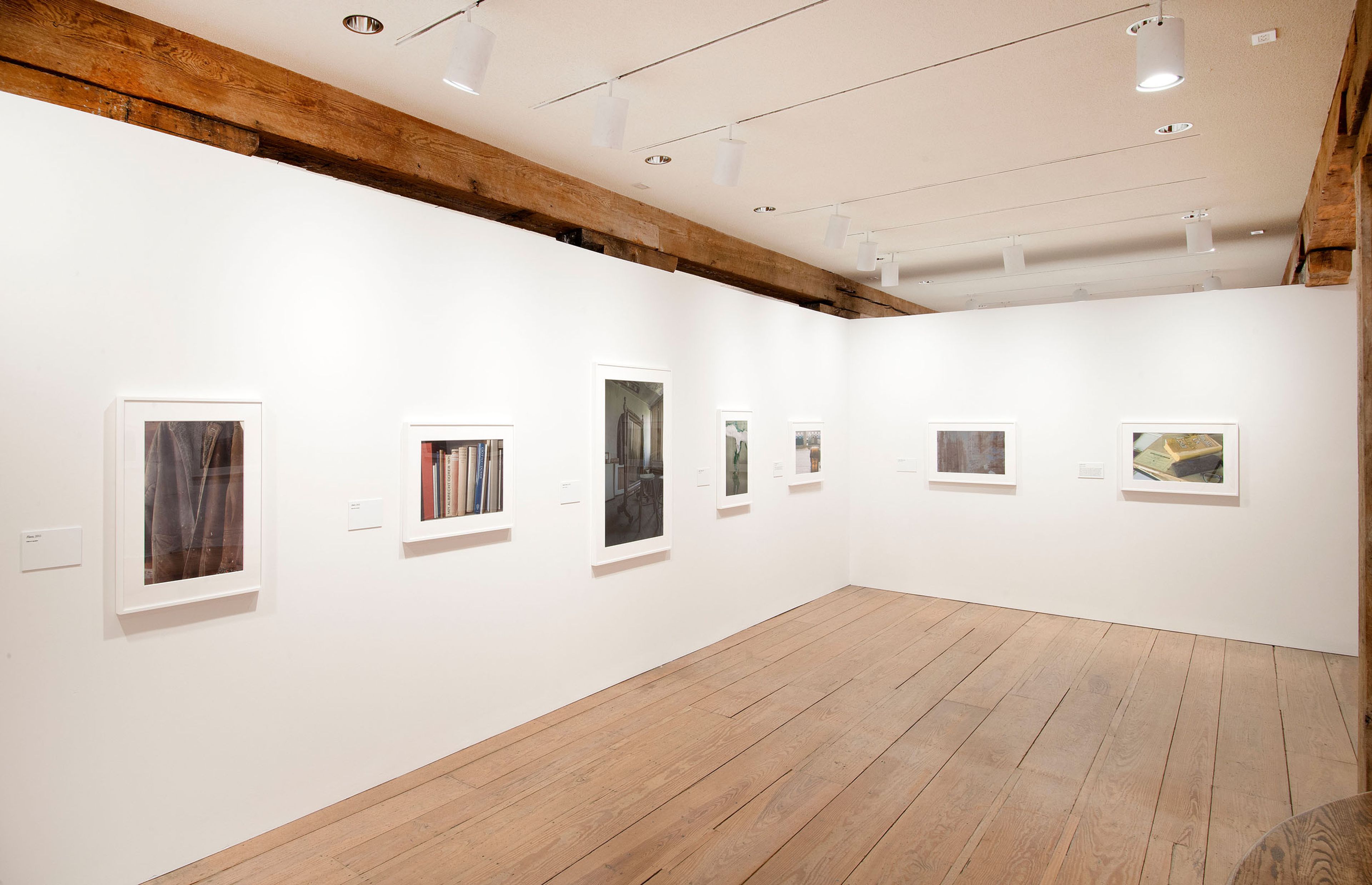 Installation view of the exhibition, Things Beyond Resemblance: James Welling Photographs at the Brandywine River Museum of Art, dated 2015.