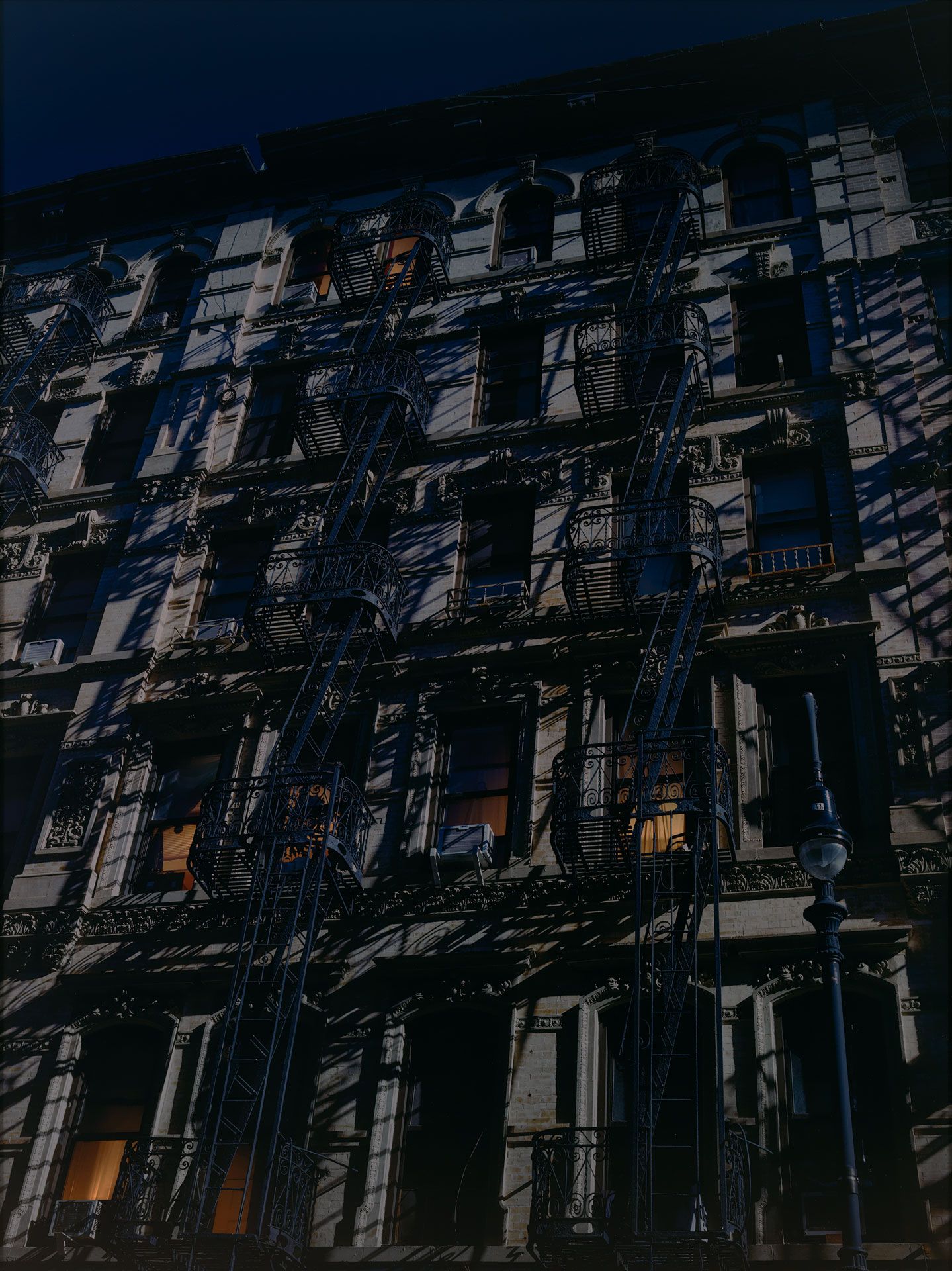 A photograph by Stan Douglas, titled Candlelight, dated 2017.