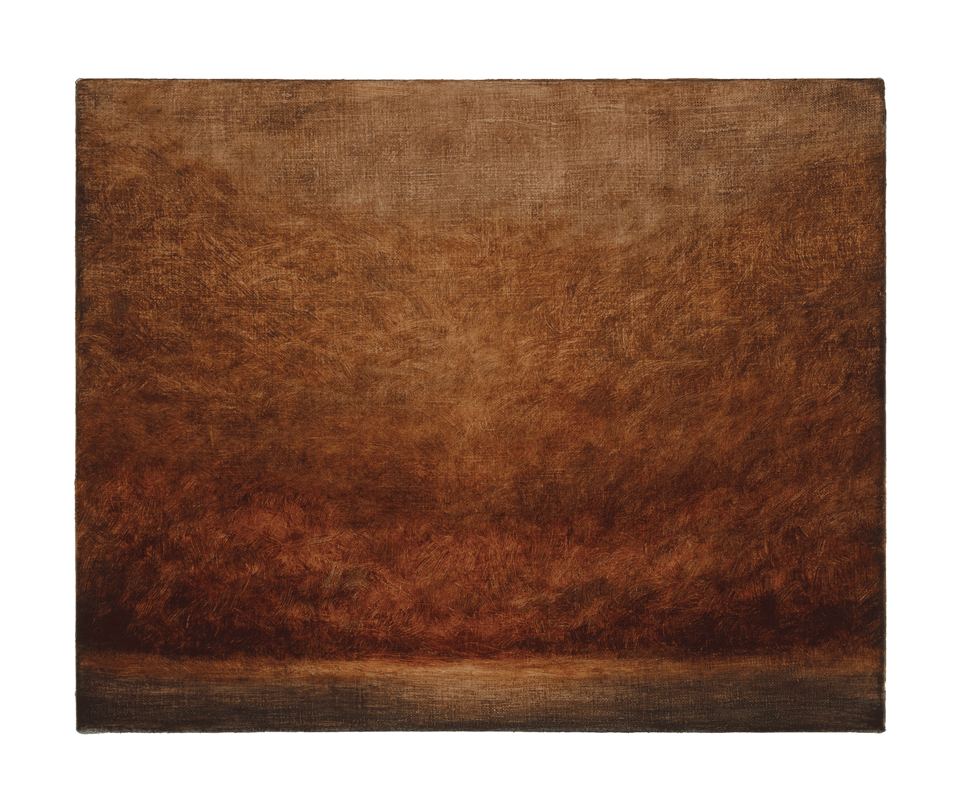 A painting by Lucas Arruda, titled Sem título da série Deserto-Modelo, dated 2017.