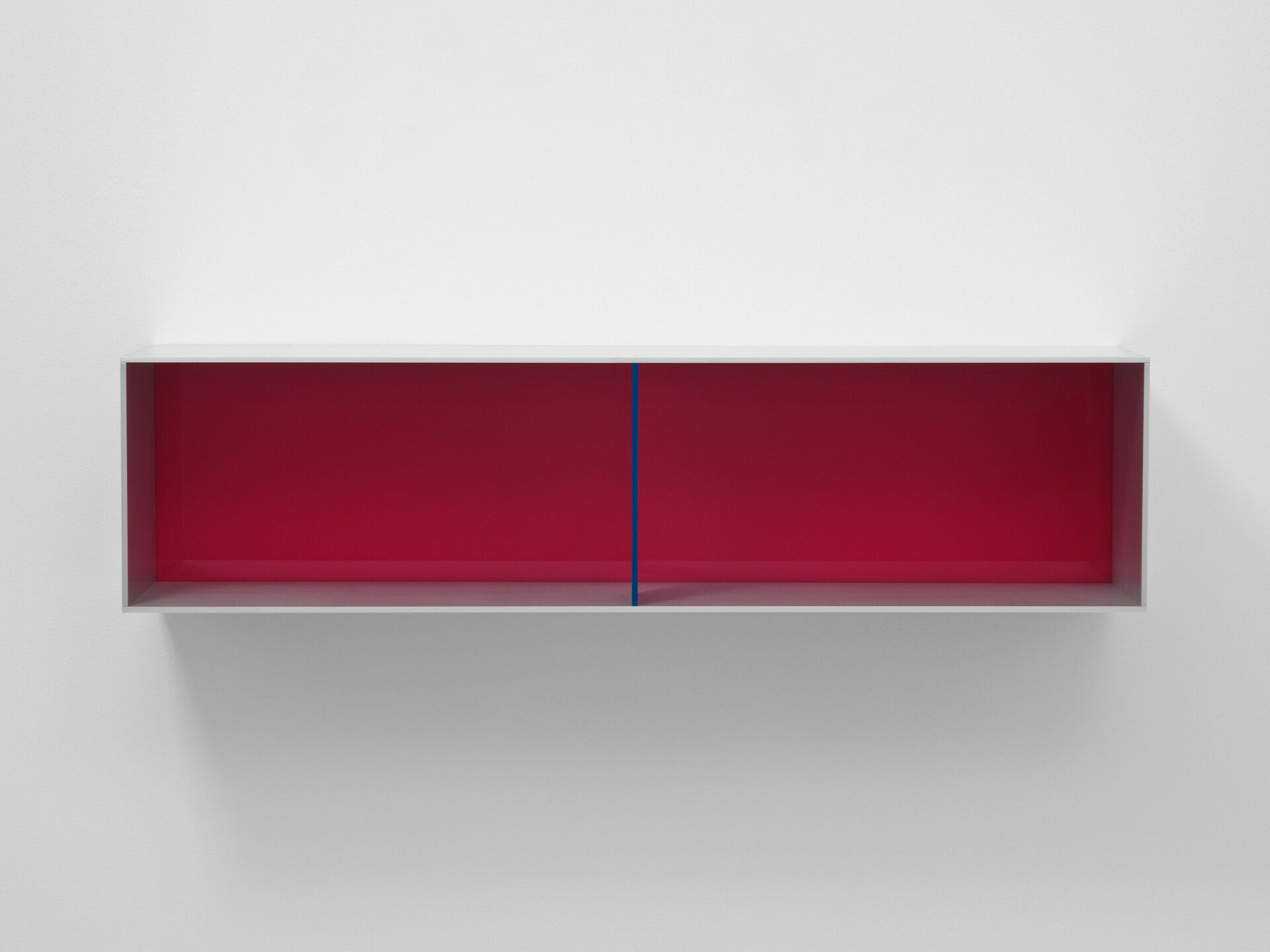 An untitled sculpture by Donald Judd, dated 1991.