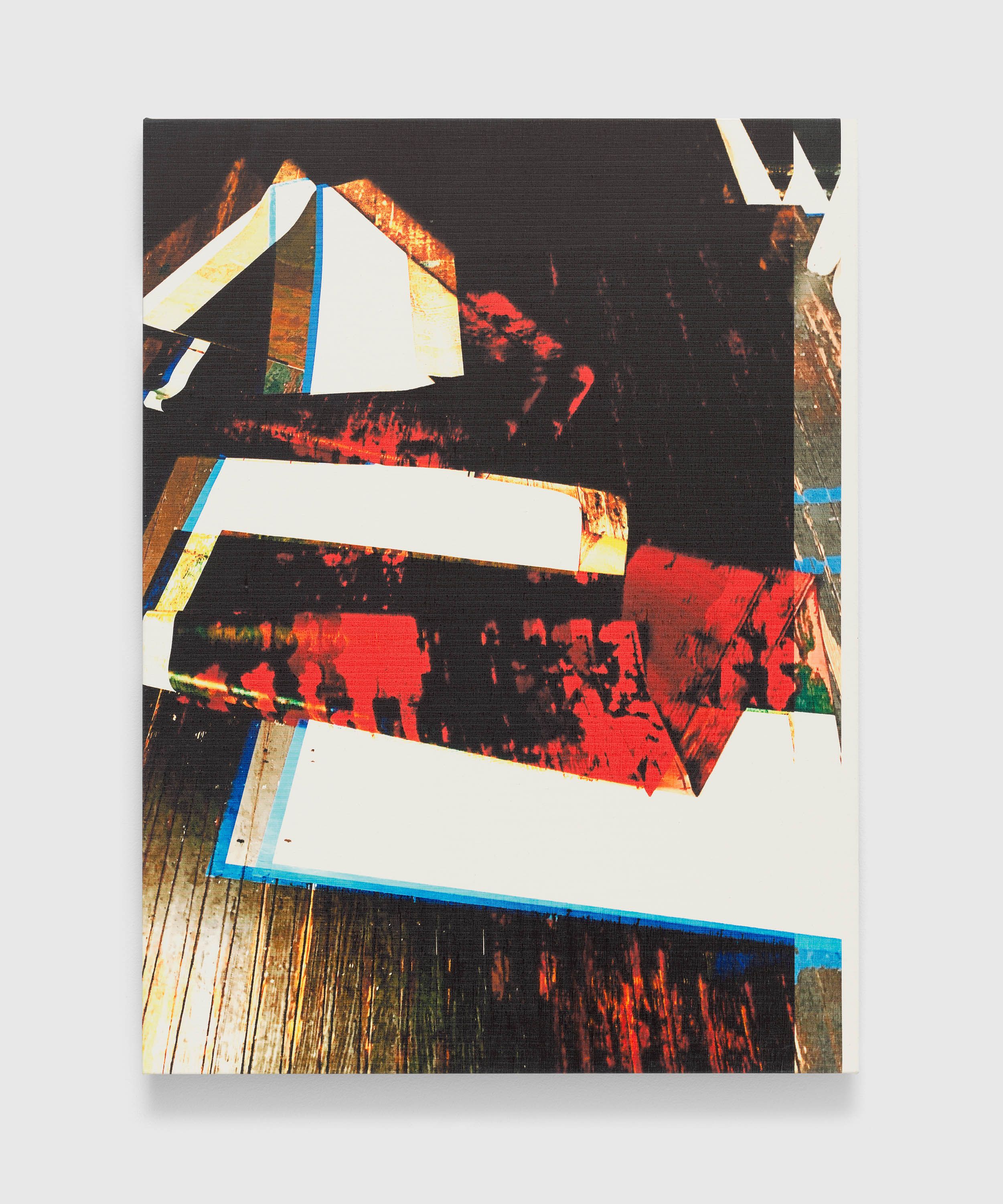 An untitled photograph by Wade Guyton, dated 2020.