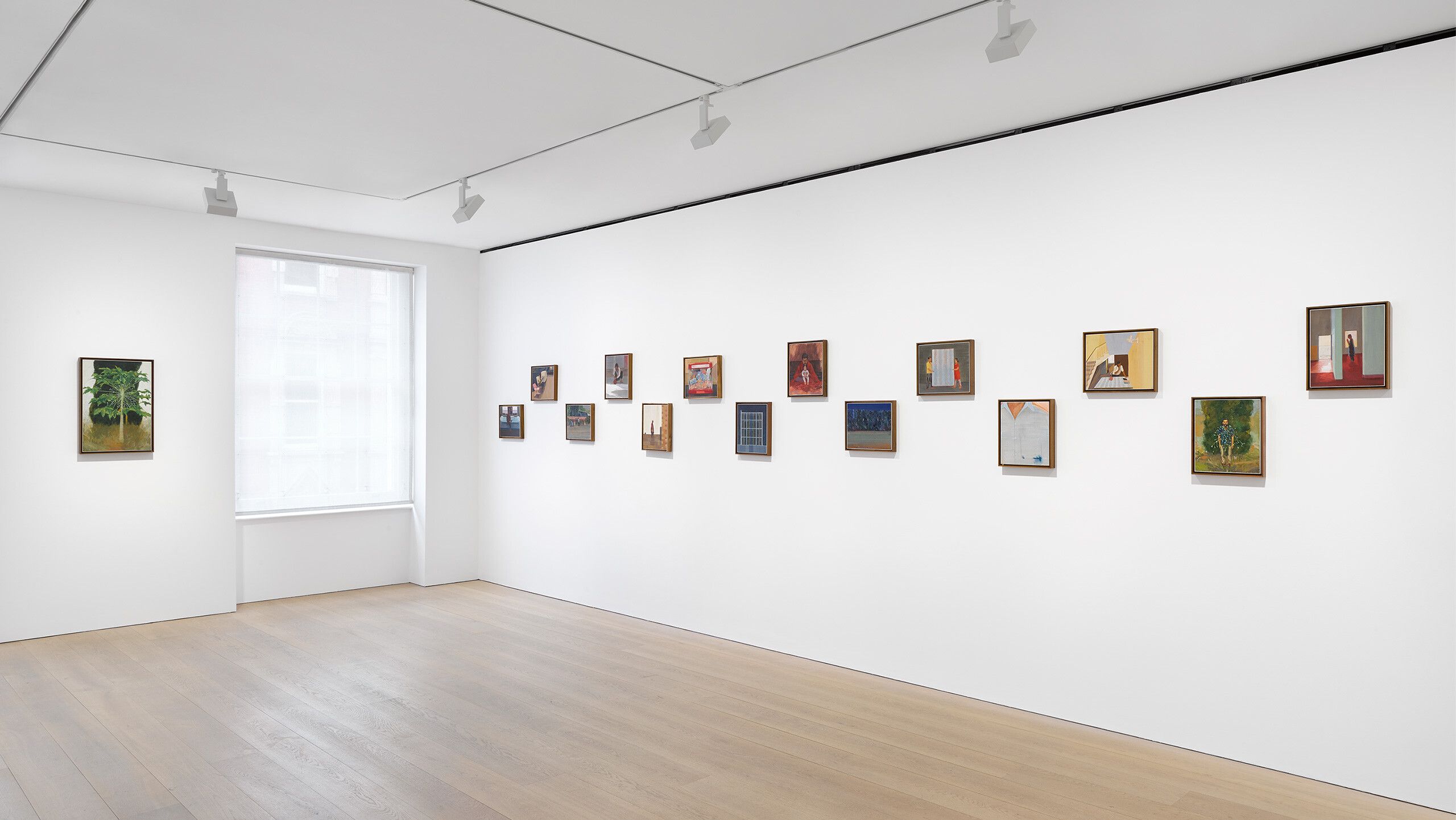 An Installation view of Mahesh Baliga: Drawn to remember, David Zwirner, London, dated 2022