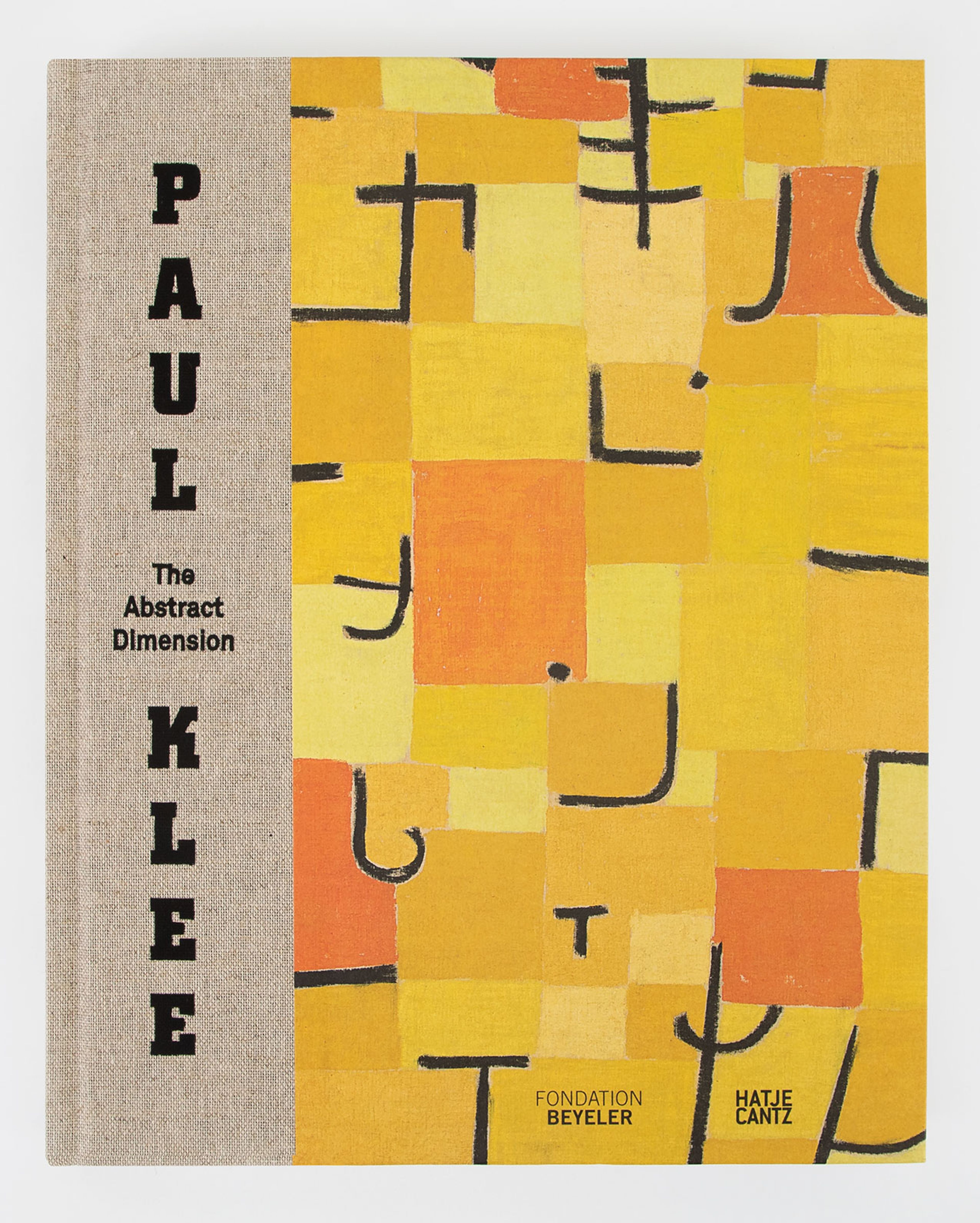 The cover of a book, titled Paul Klee: The Abstract Dimension.