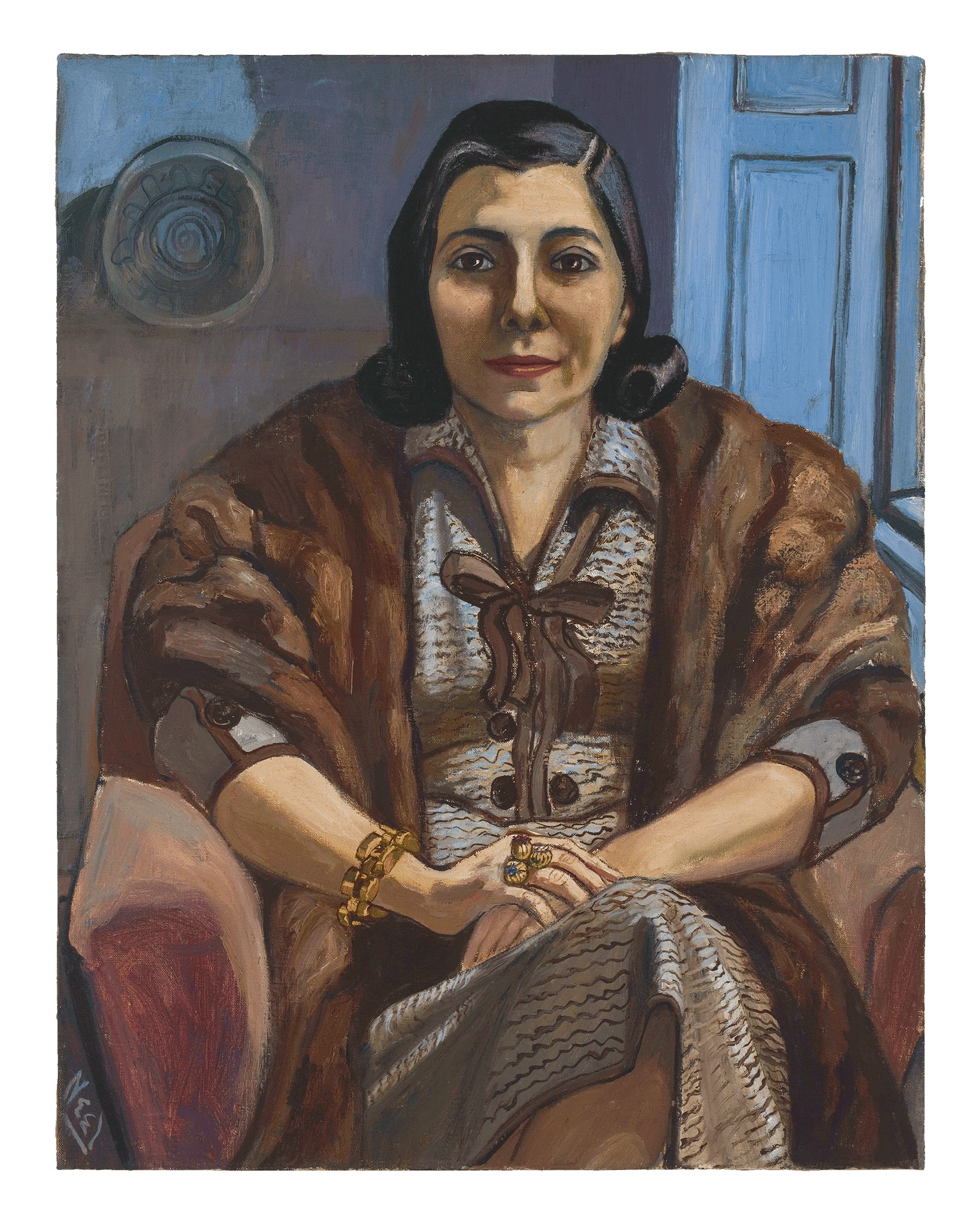 A painting by Alice Neel, titled Young Woman, circa 1946. 
