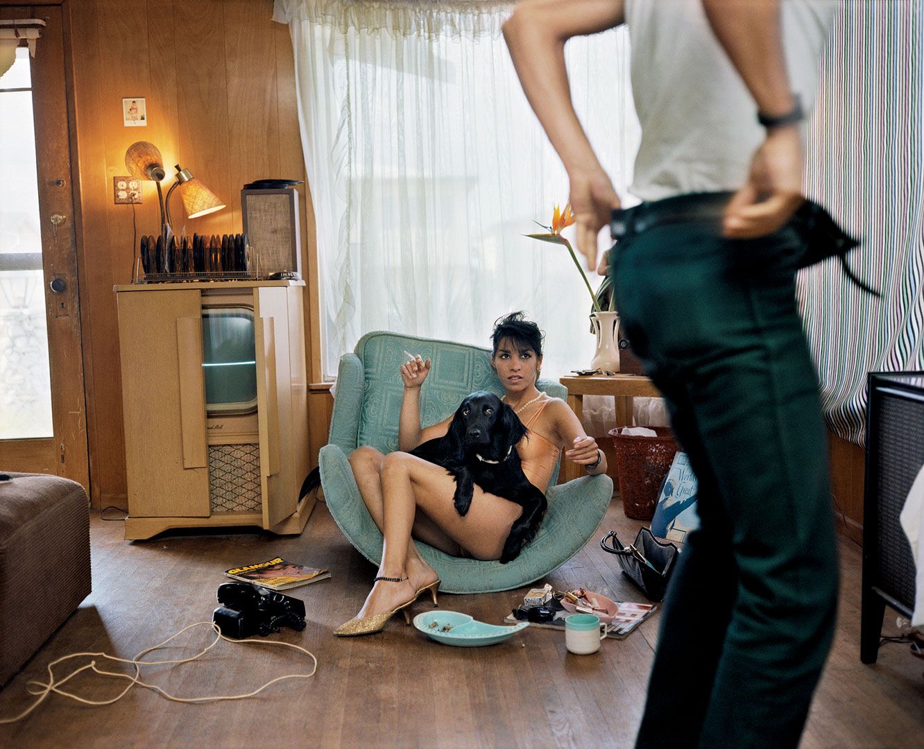 A photograph by Philip-Lorca diCorcia titled Mary & Babe, dated 1982.