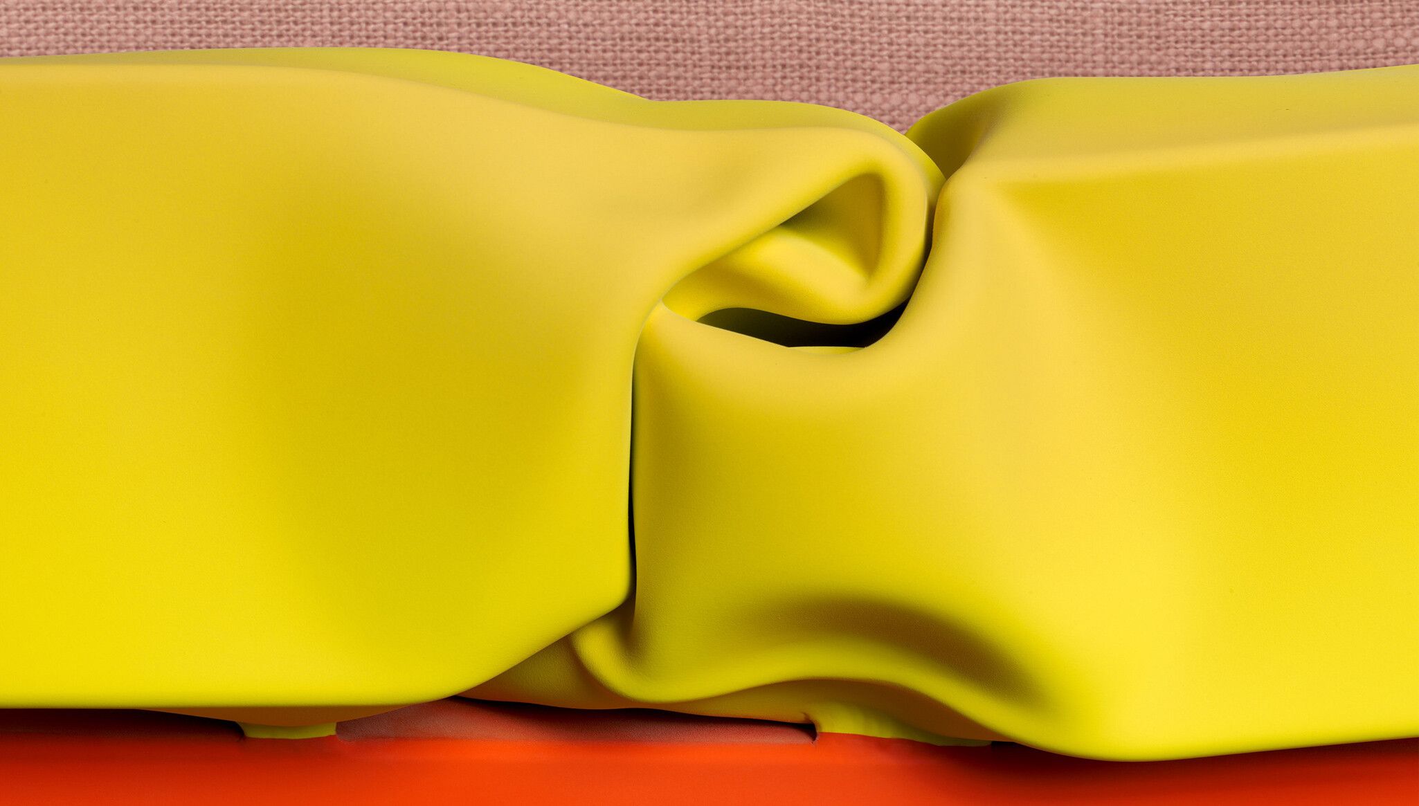 A detail of a sculpture by Carol Bove titled Manx January, dated 2022