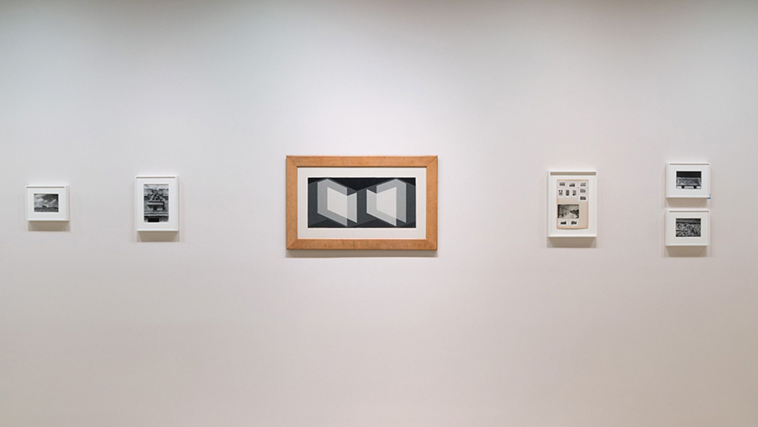 A photo of an Installation view, Josef Albers in Mexico at the Guggenheim Museum in New York