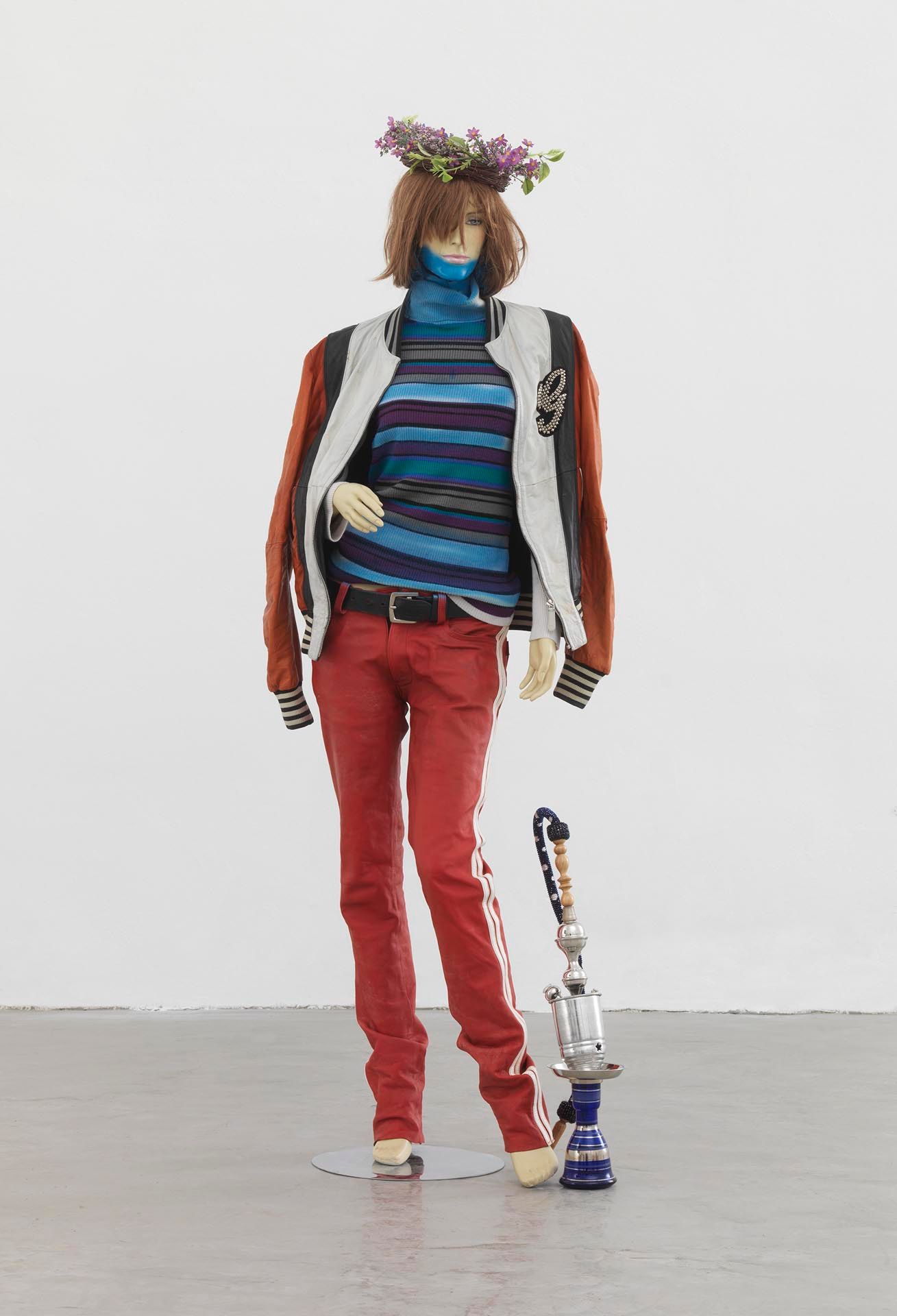 A sculpture by Isa Genzken, titled Schauspieler II, 1, dated 2014.