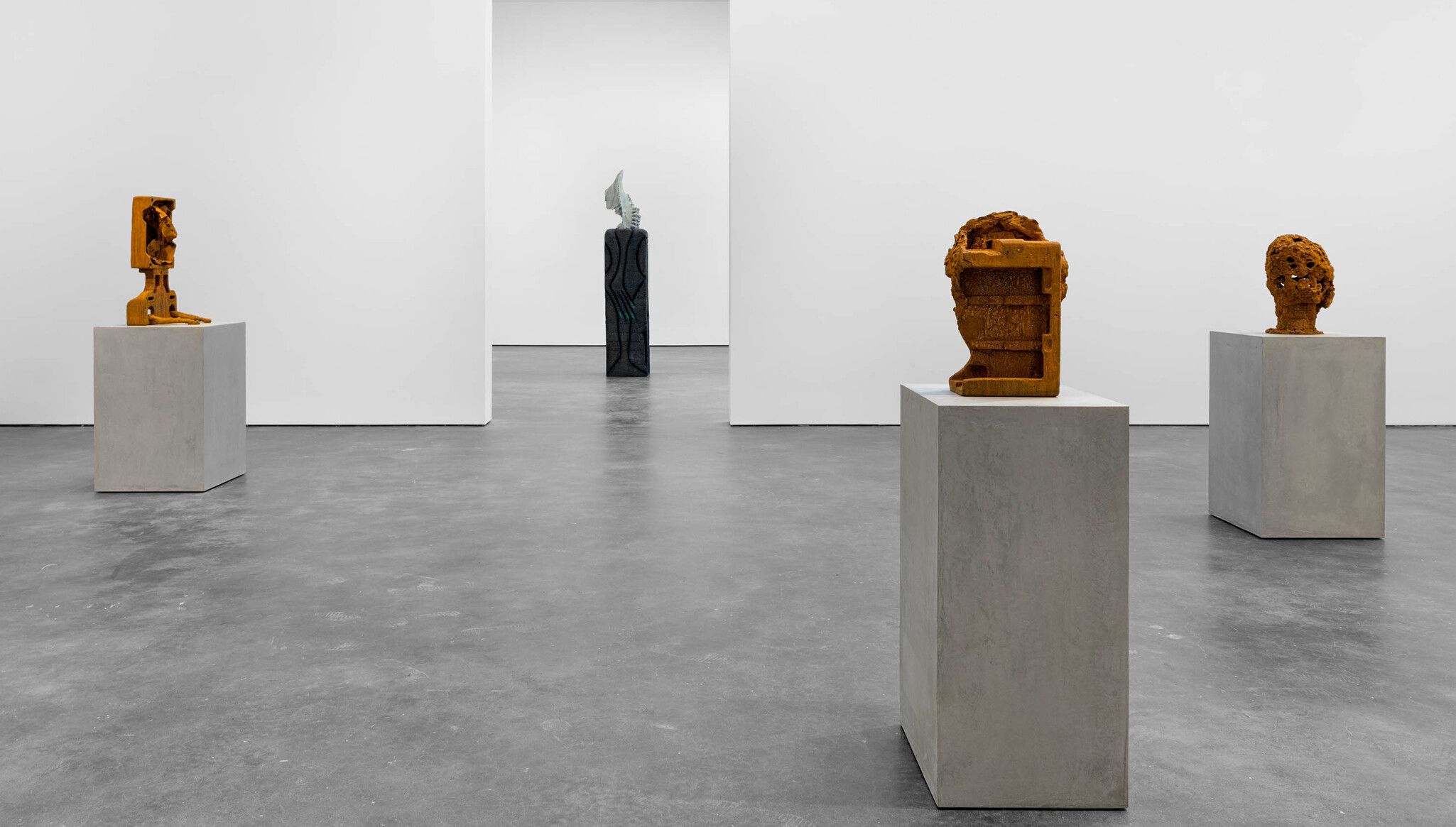 An Installation view, Huma Bhabha: Welcome…to the one who came, David Zwirner, New York, dated 2024