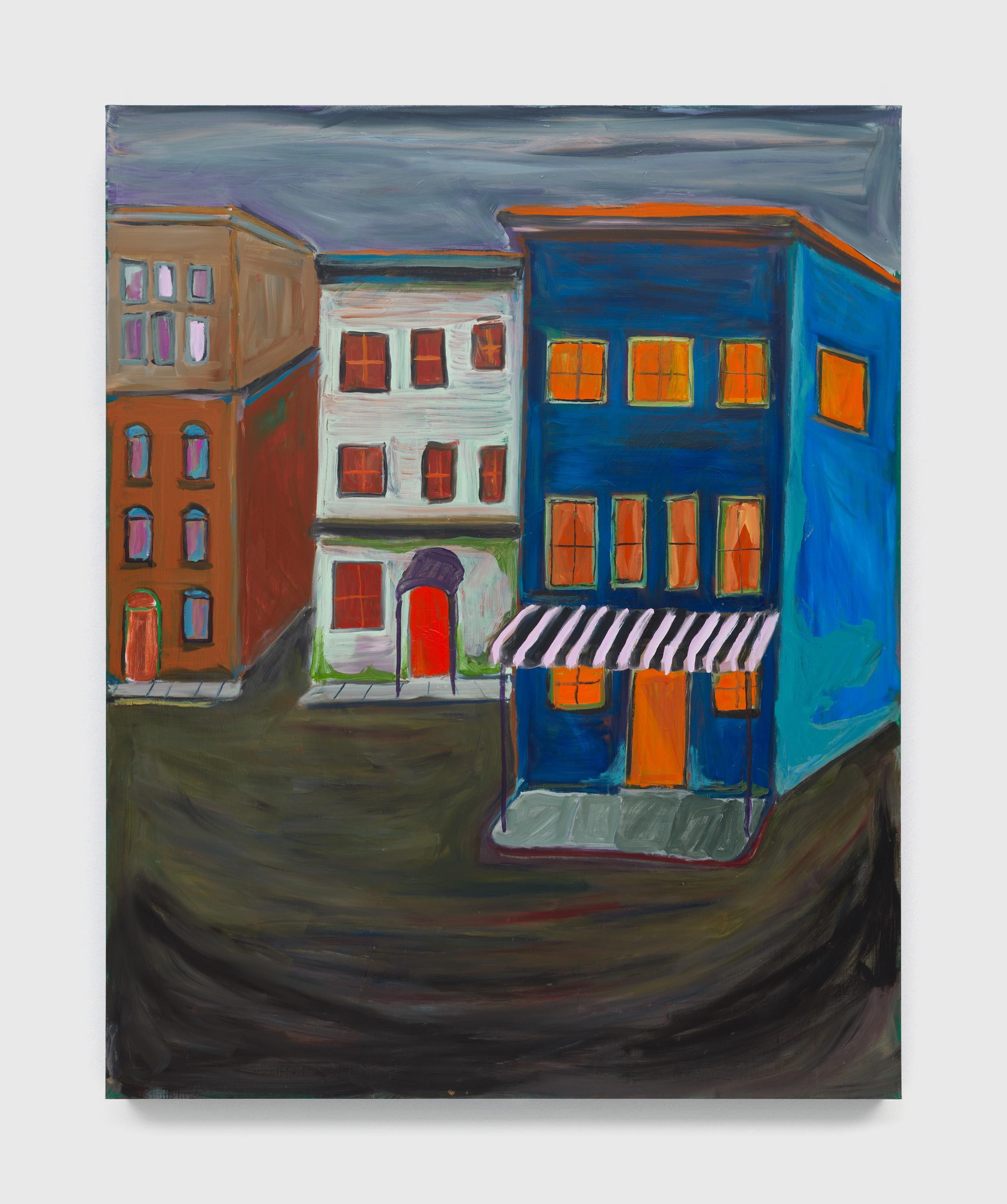 A painting by Josh Smith, titled Untitled, dated 2020.