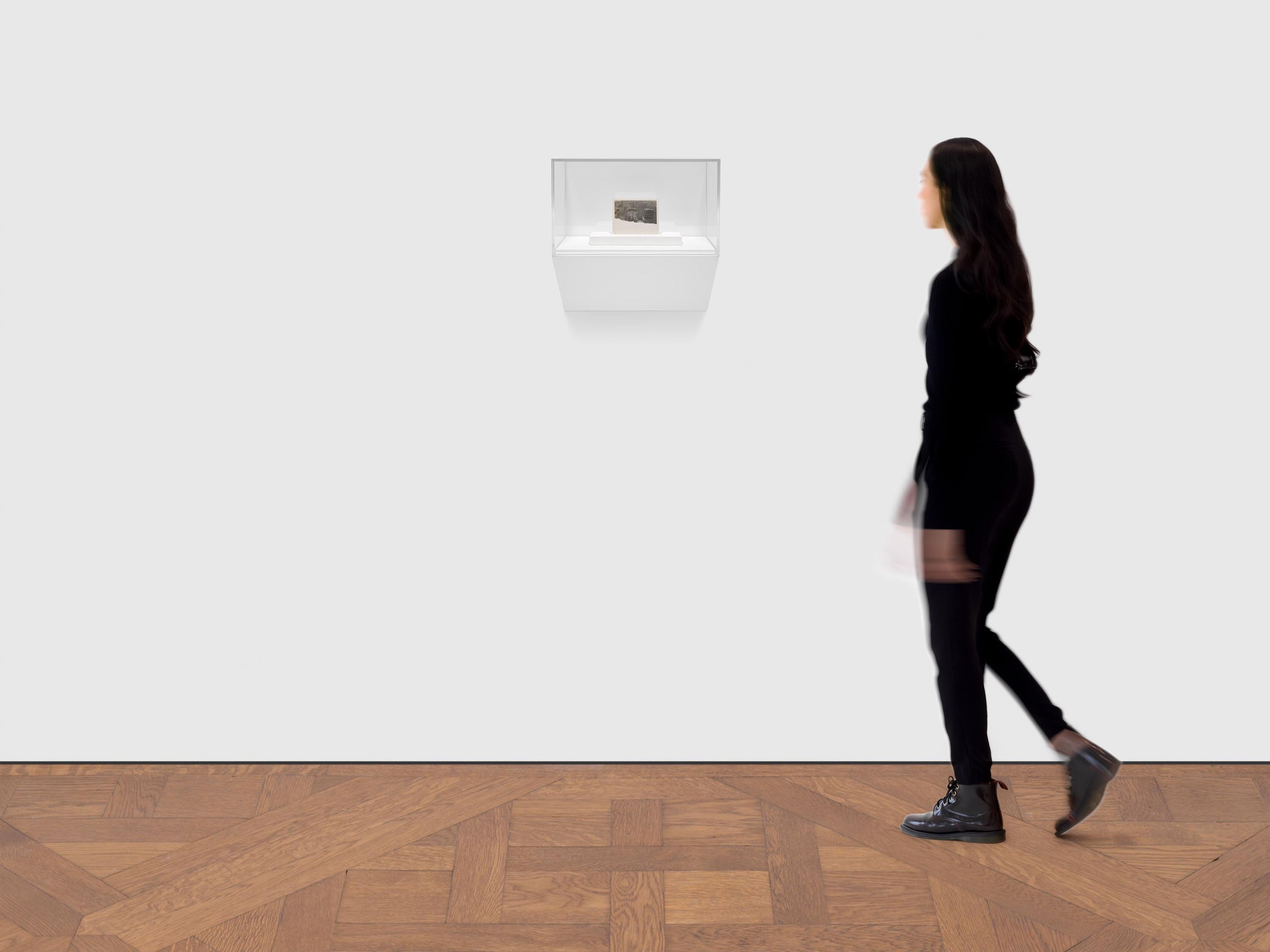 A painting by Elisheva Biernoff, titled Bourne, dated 2018.