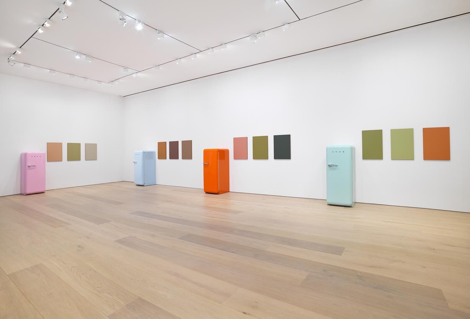 An installation view an exhibition by Sherrie Levine, dated 2017.
