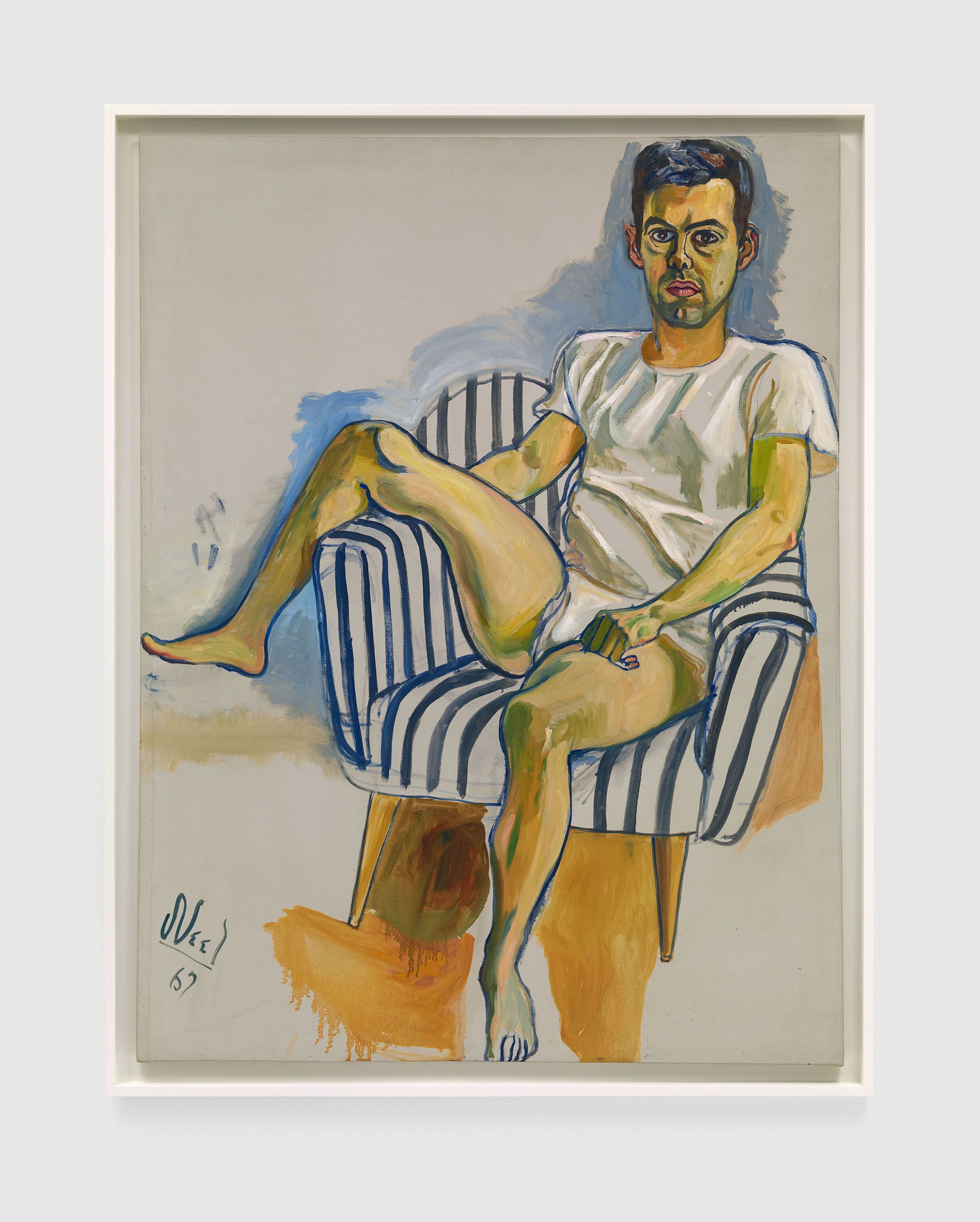 A painting by Alice Neel, titled Alice Neel Richard, dated 1967.