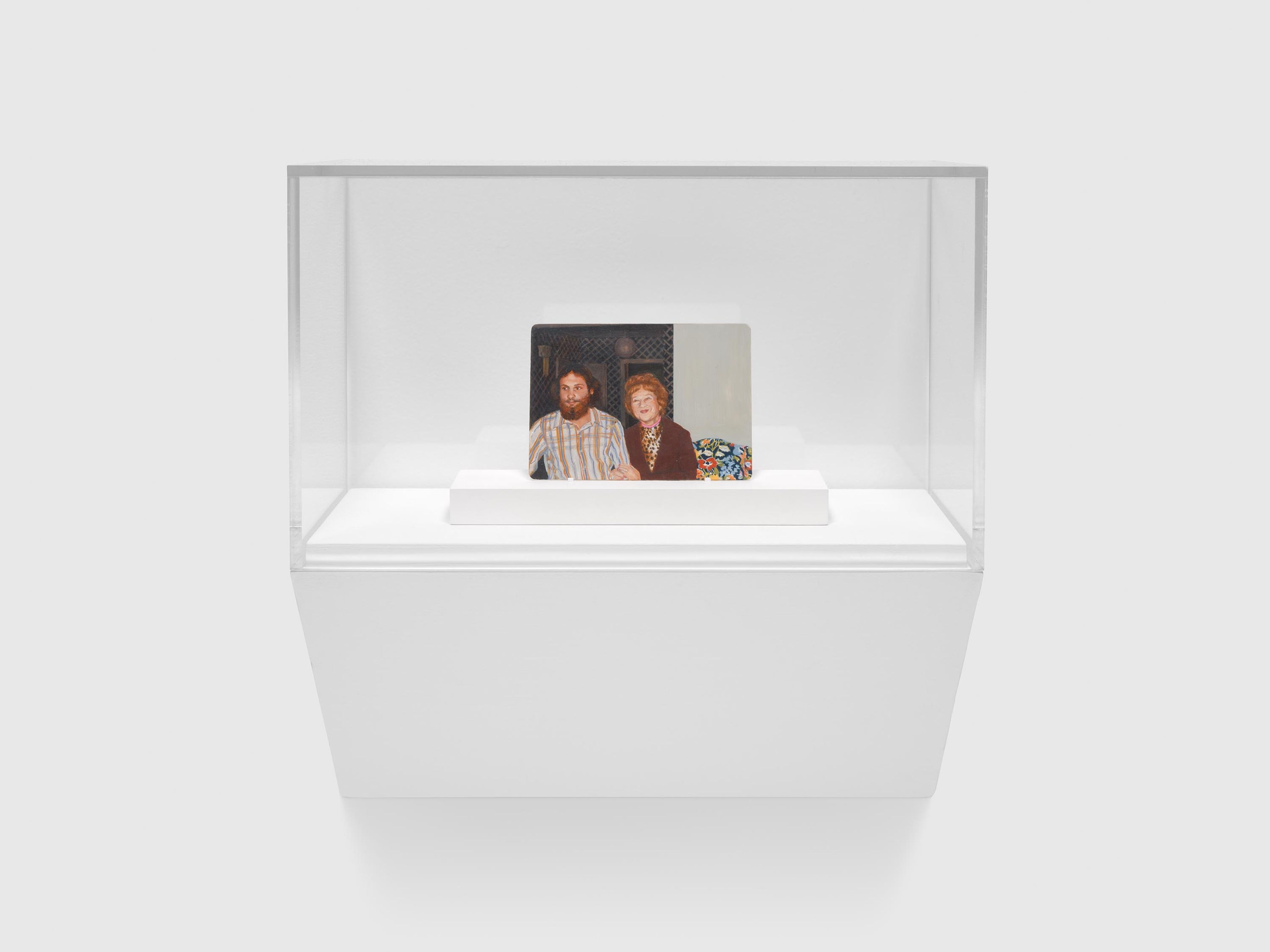 A painting by Elisheva Biernoff, titled Steven and Rose, dated 2011.