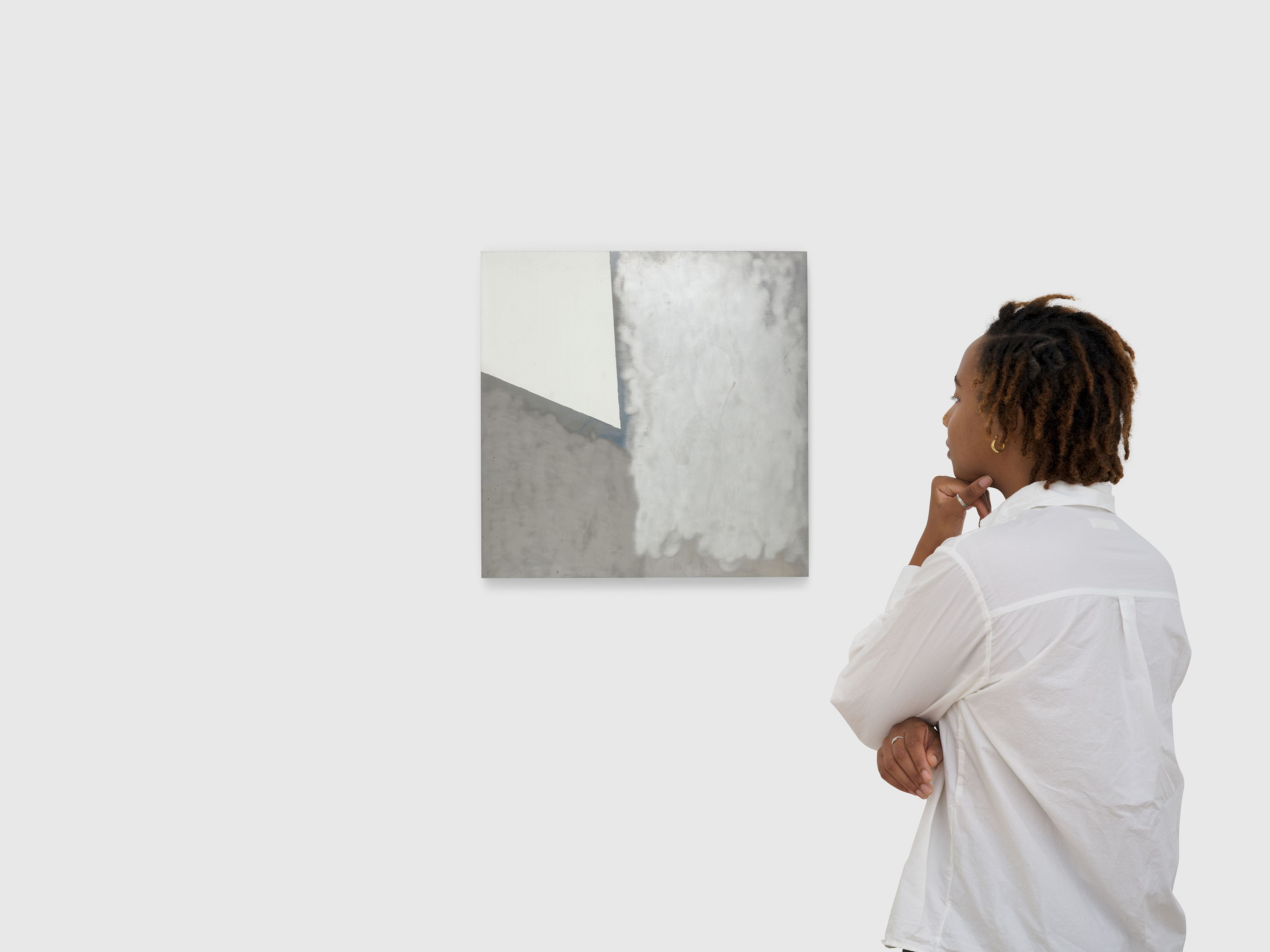 A painting by Robert Ryman, called Untitled , circa 1964.