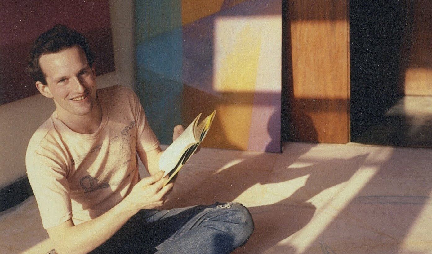 An undated photo of Frank Moore as a young artist.