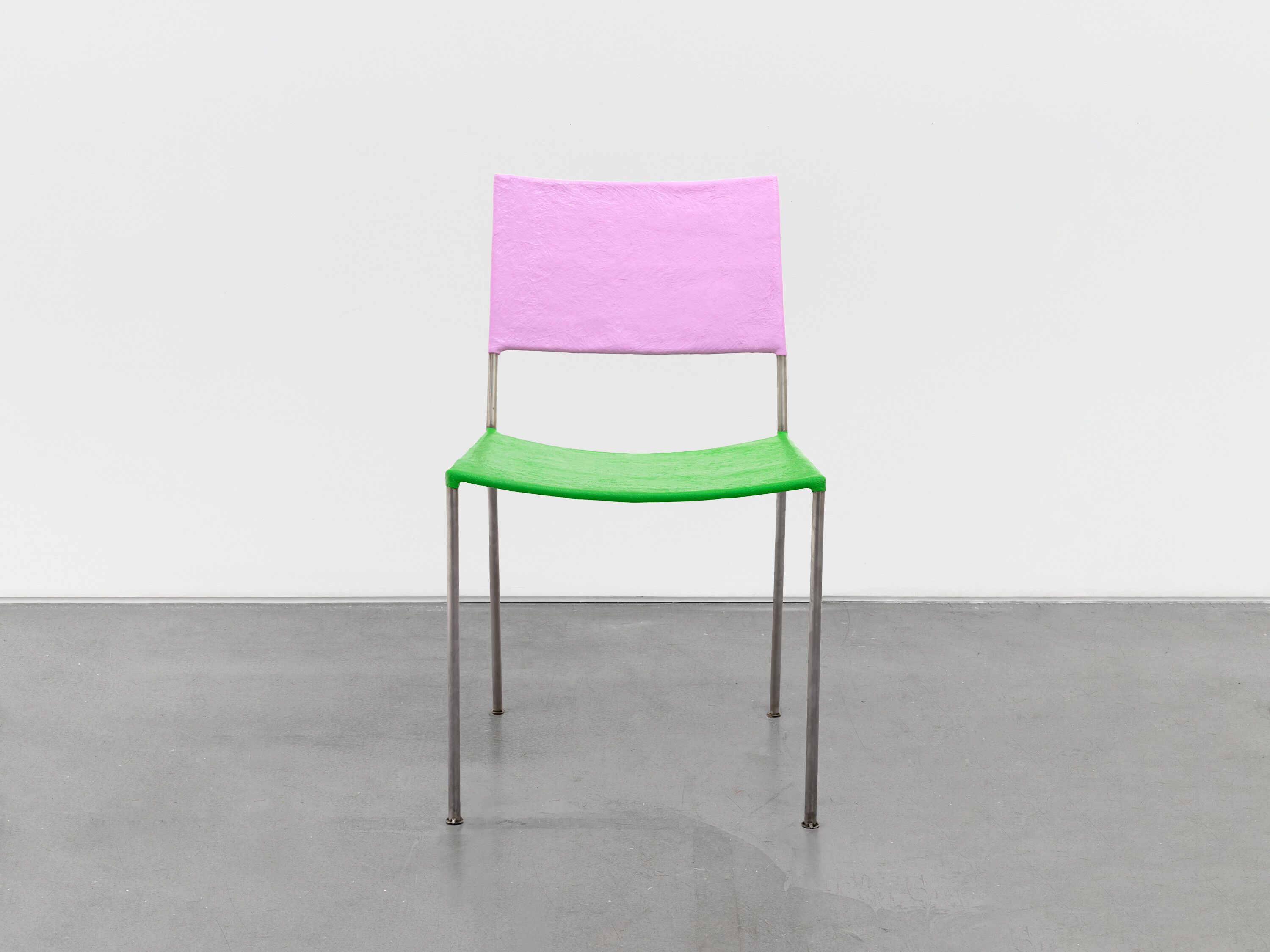 Furniture by Franz West, titled Künstlerstuhl, dated in 2006 and 2015.