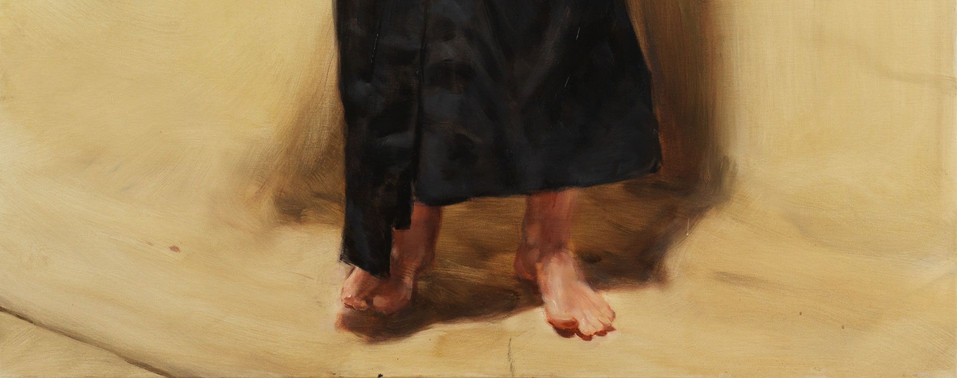 A painting by Michael Borremans